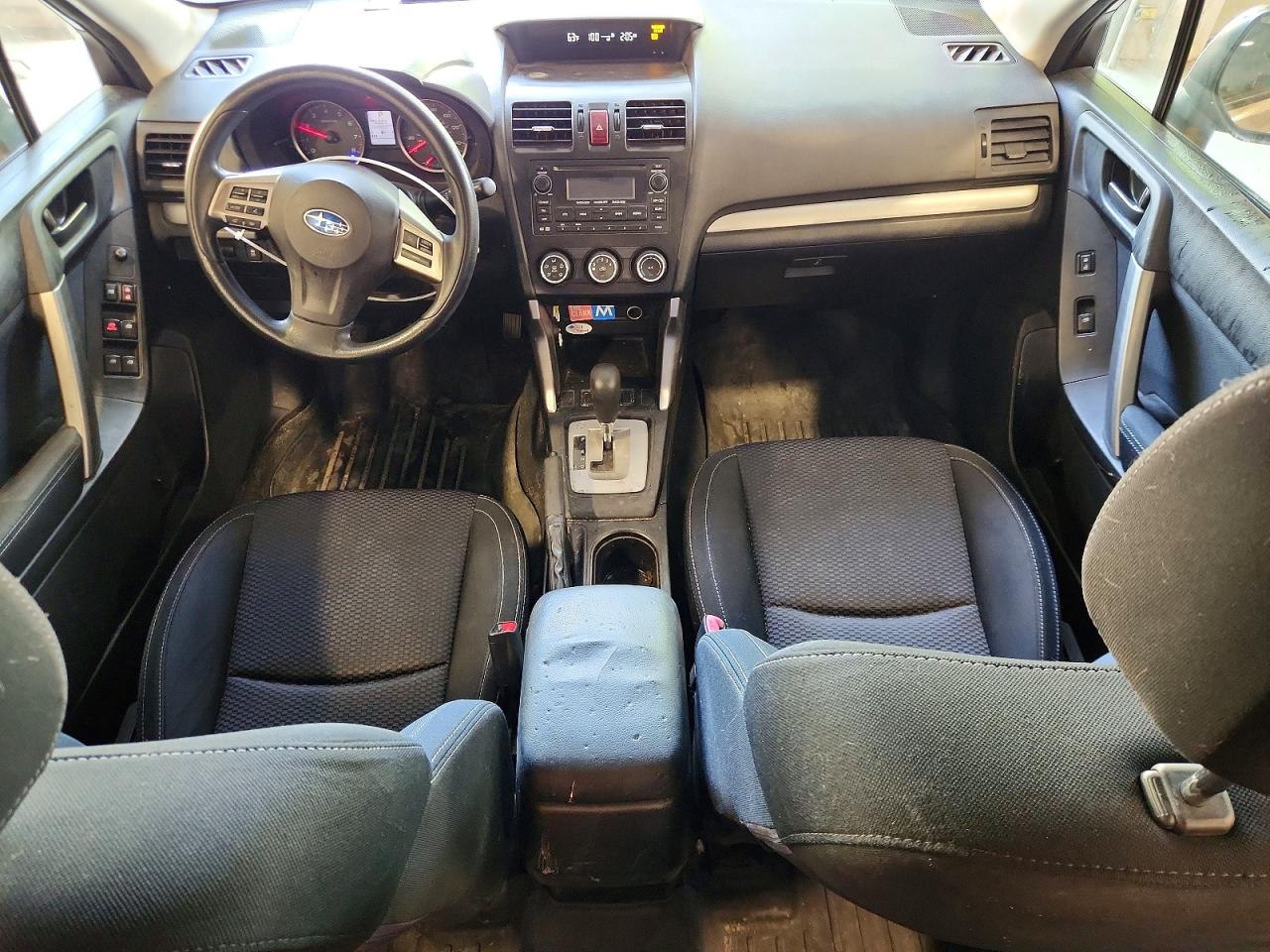 2014 Subaru Forester 2.5i Silver vin: JF2SJAAC8EH487186