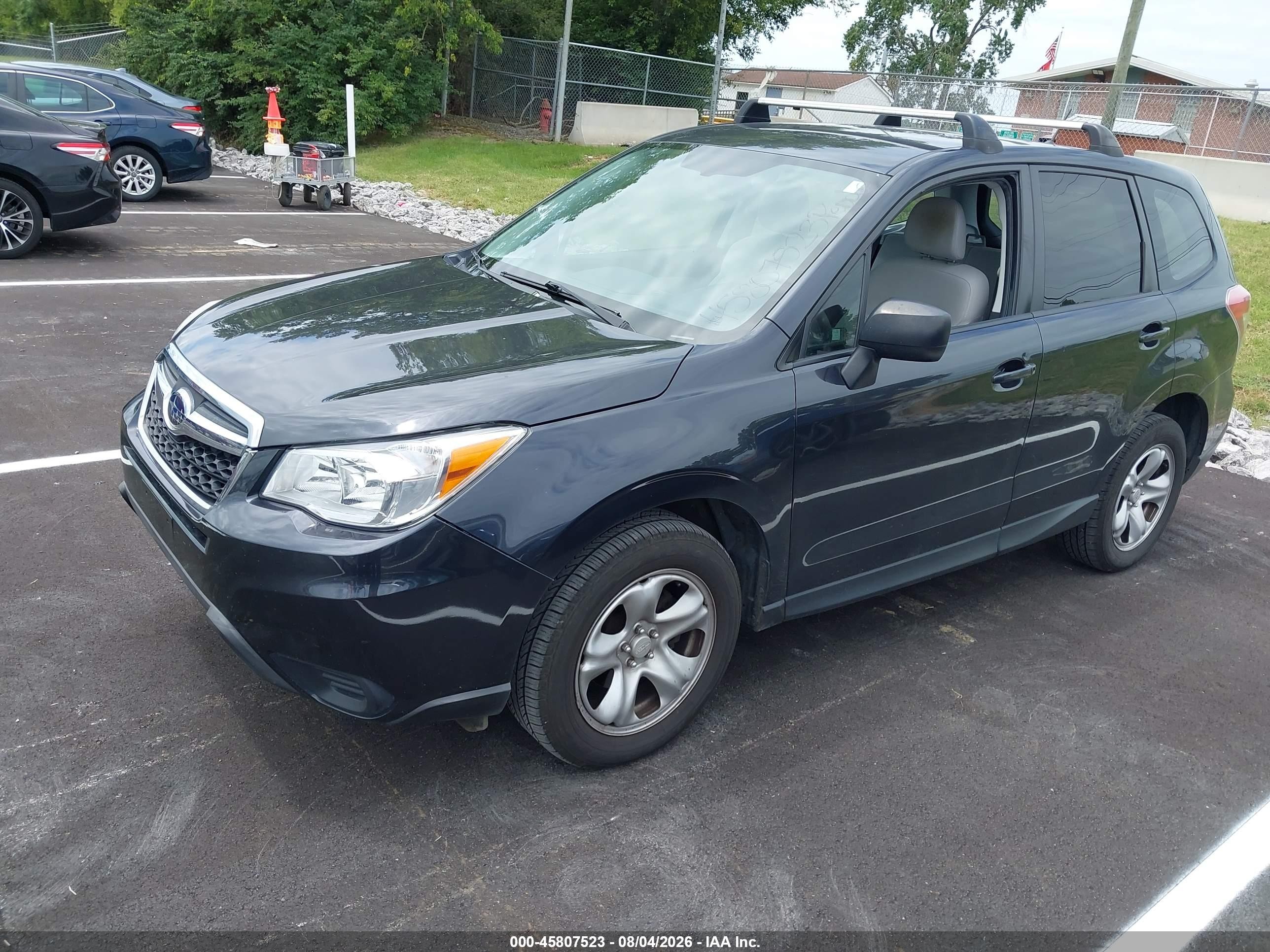 2014 Subaru Forester 2.5i Black vin: JF2SJAAC8EH524253