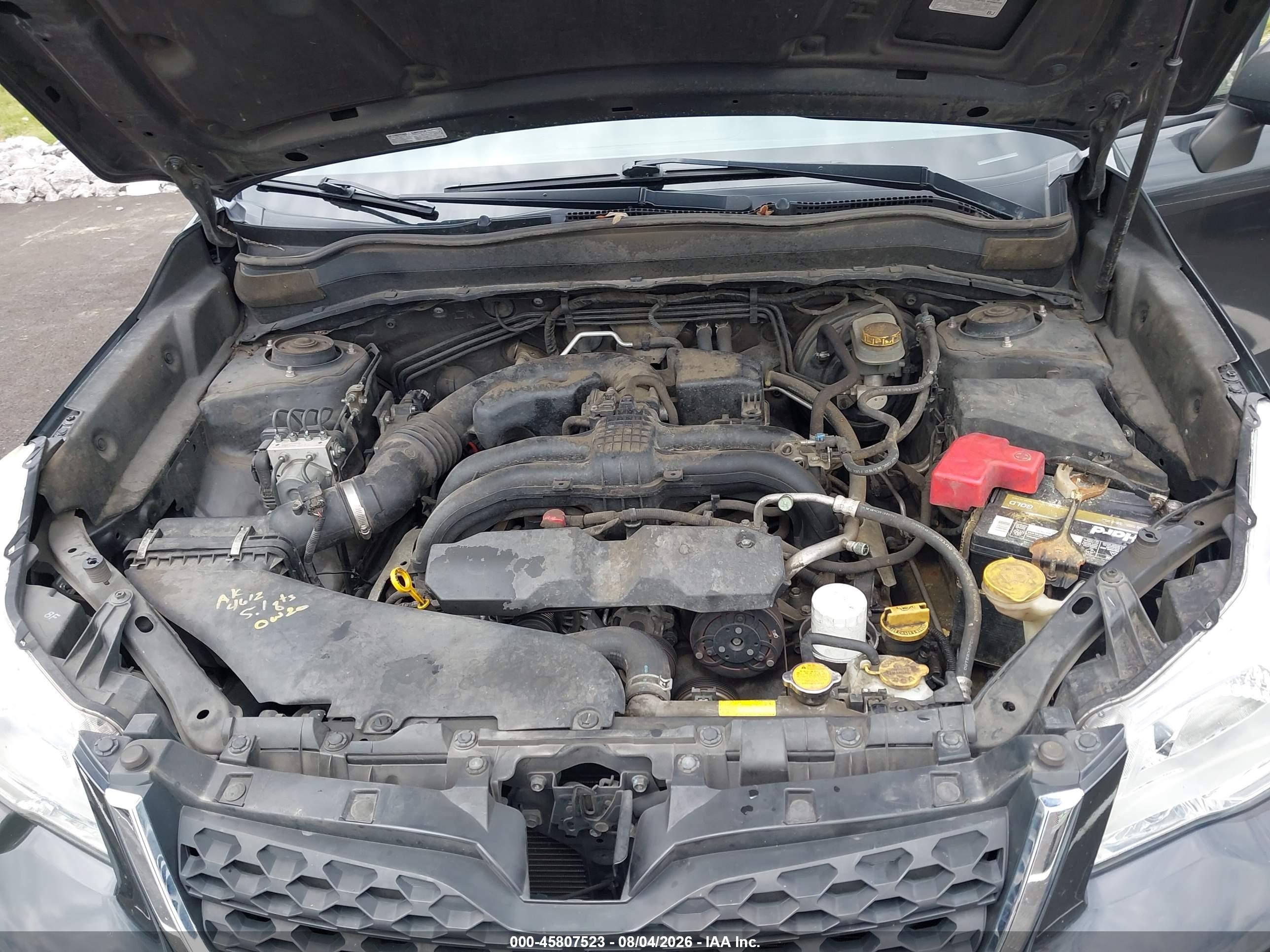 2014 Subaru Forester 2.5i Black vin: JF2SJAAC8EH524253