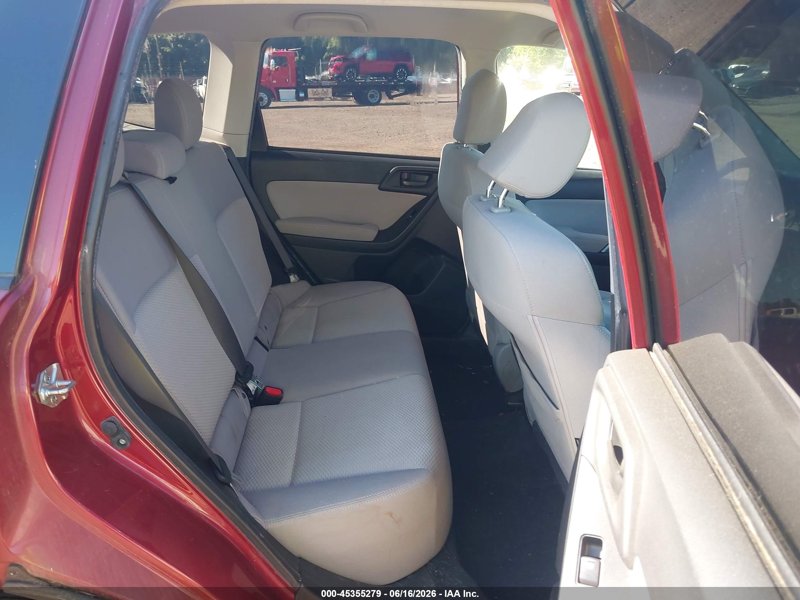 2014 Subaru Forester 2.5i Red vin: JF2SJAAC9EH405515