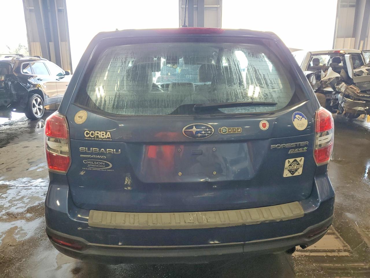 2014 Subaru Forester 2.5i Blue vin: JF2SJAAC9EH410794