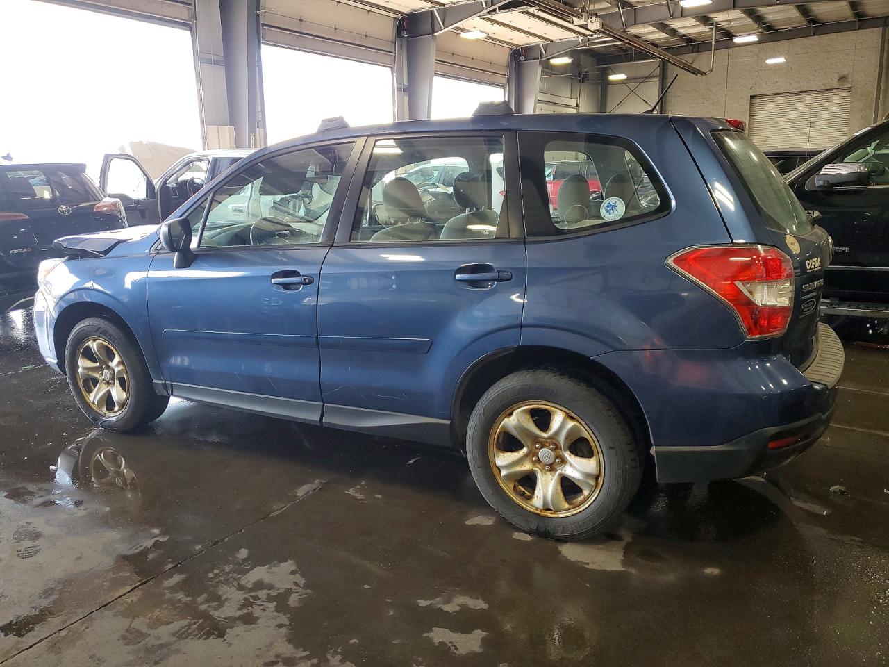 2014 Subaru Forester 2.5i Blue vin: JF2SJAAC9EH410794