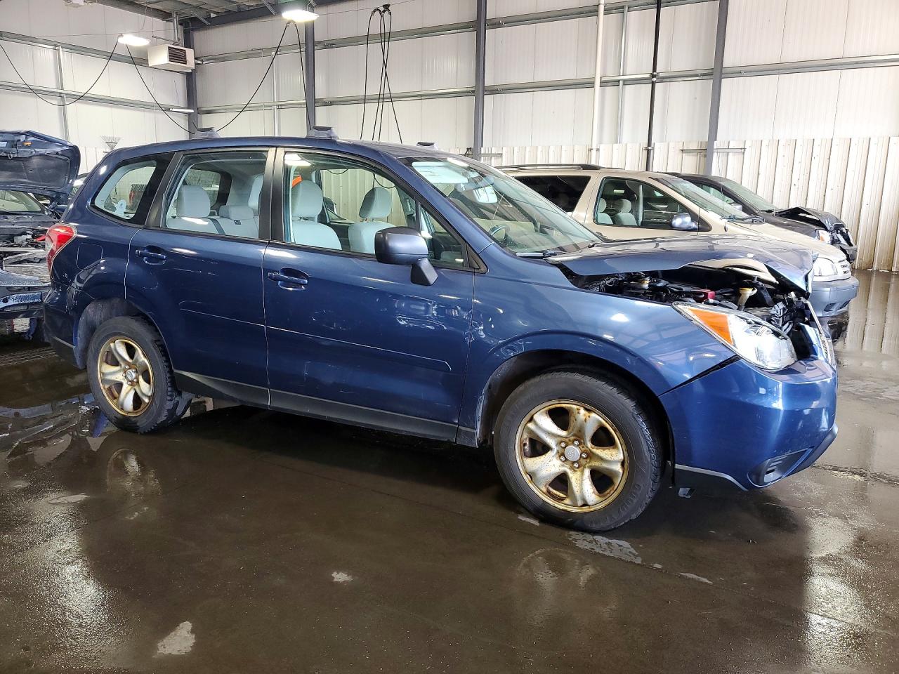 2014 Subaru Forester 2.5i Blue vin: JF2SJAAC9EH410794