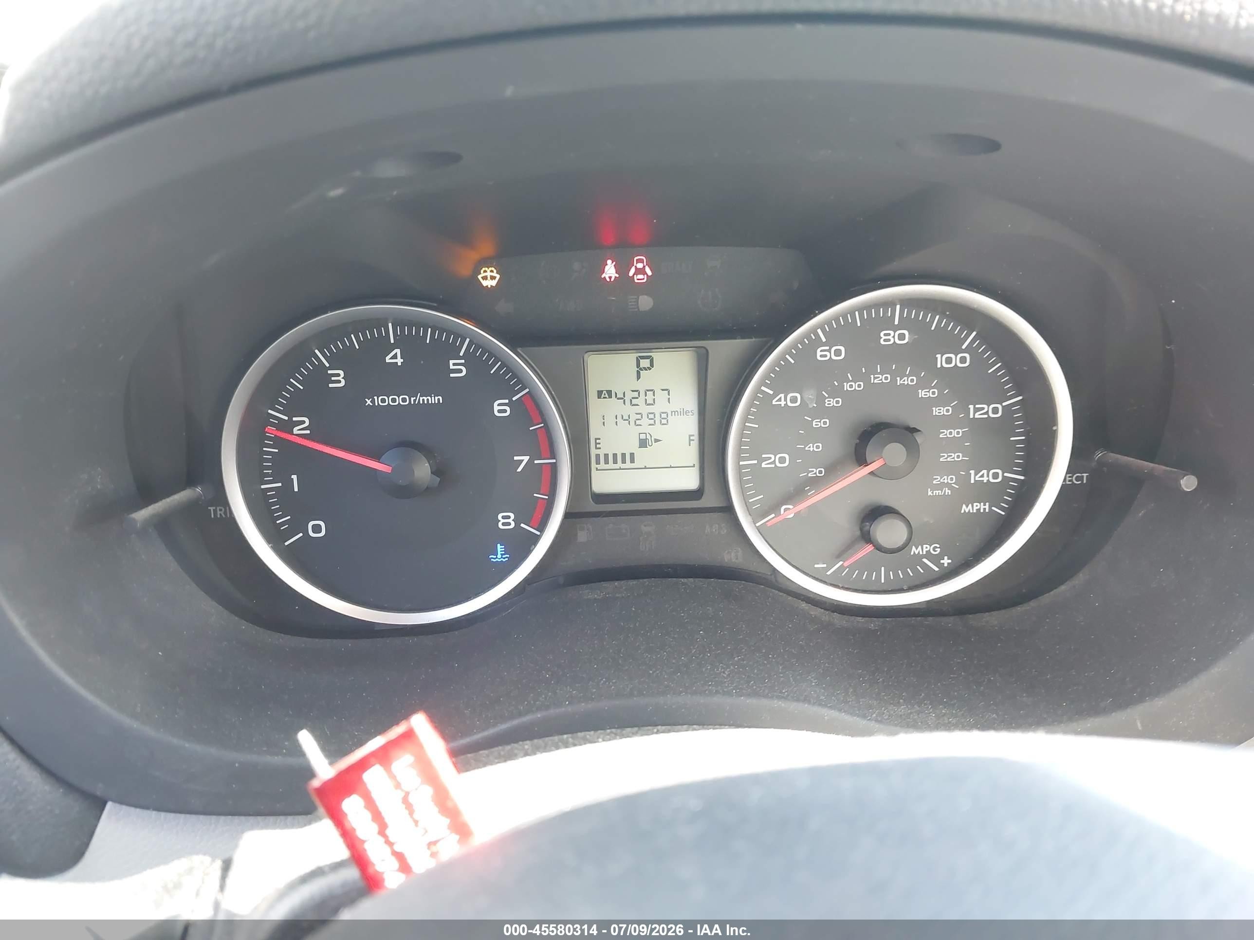 2014 Subaru Forester 2.5i White vin: JF2SJAAC9EH419012