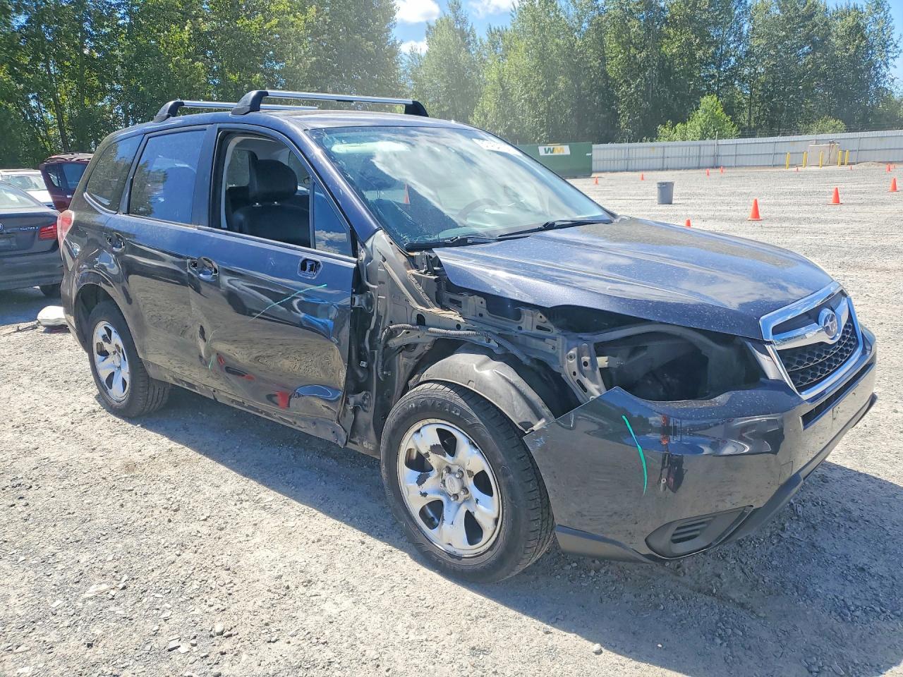 2014 Subaru Forester 2.5i Black vin: JF2SJAAC9EH419494
