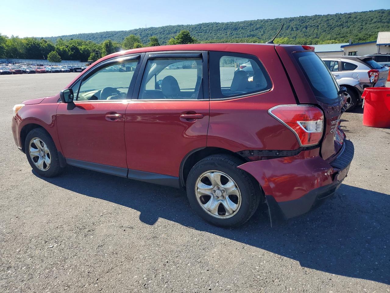 2014 Subaru Forester 2.5i Maroon vin: JF2SJAAC9EH462376
