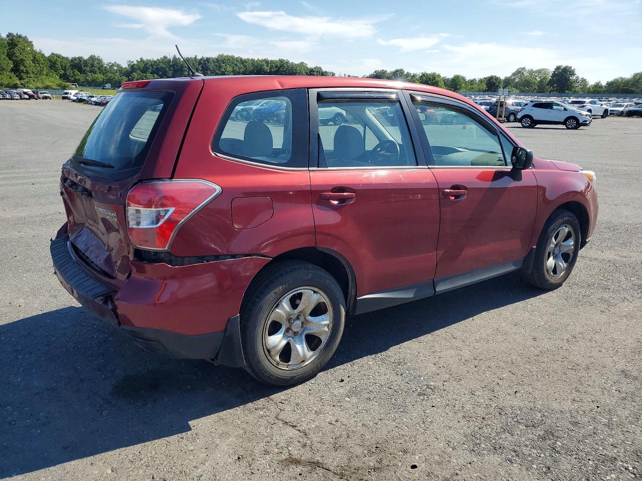2014 Subaru Forester 2.5i Maroon vin: JF2SJAAC9EH462376
