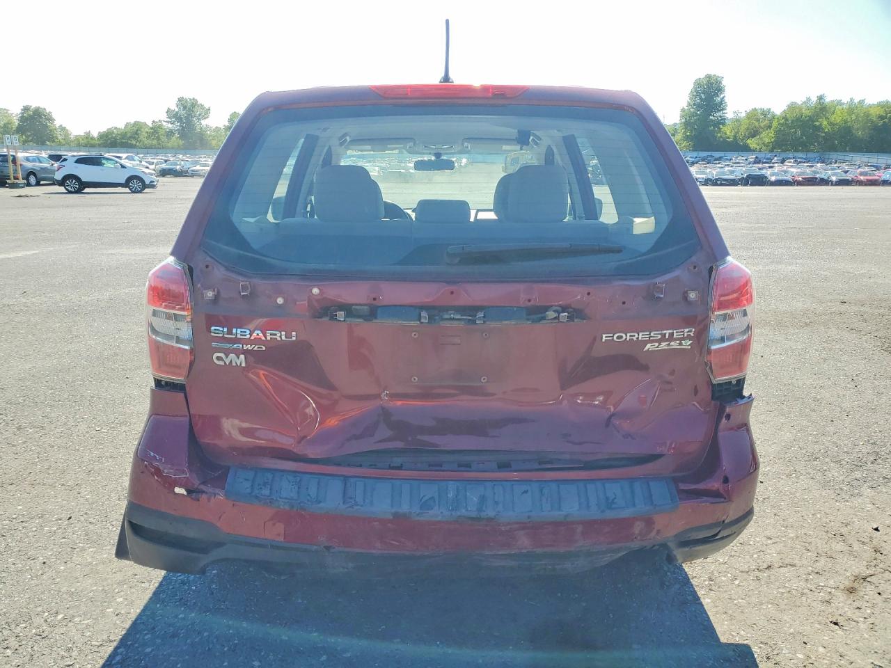 2014 Subaru Forester 2.5i Maroon vin: JF2SJAAC9EH462376