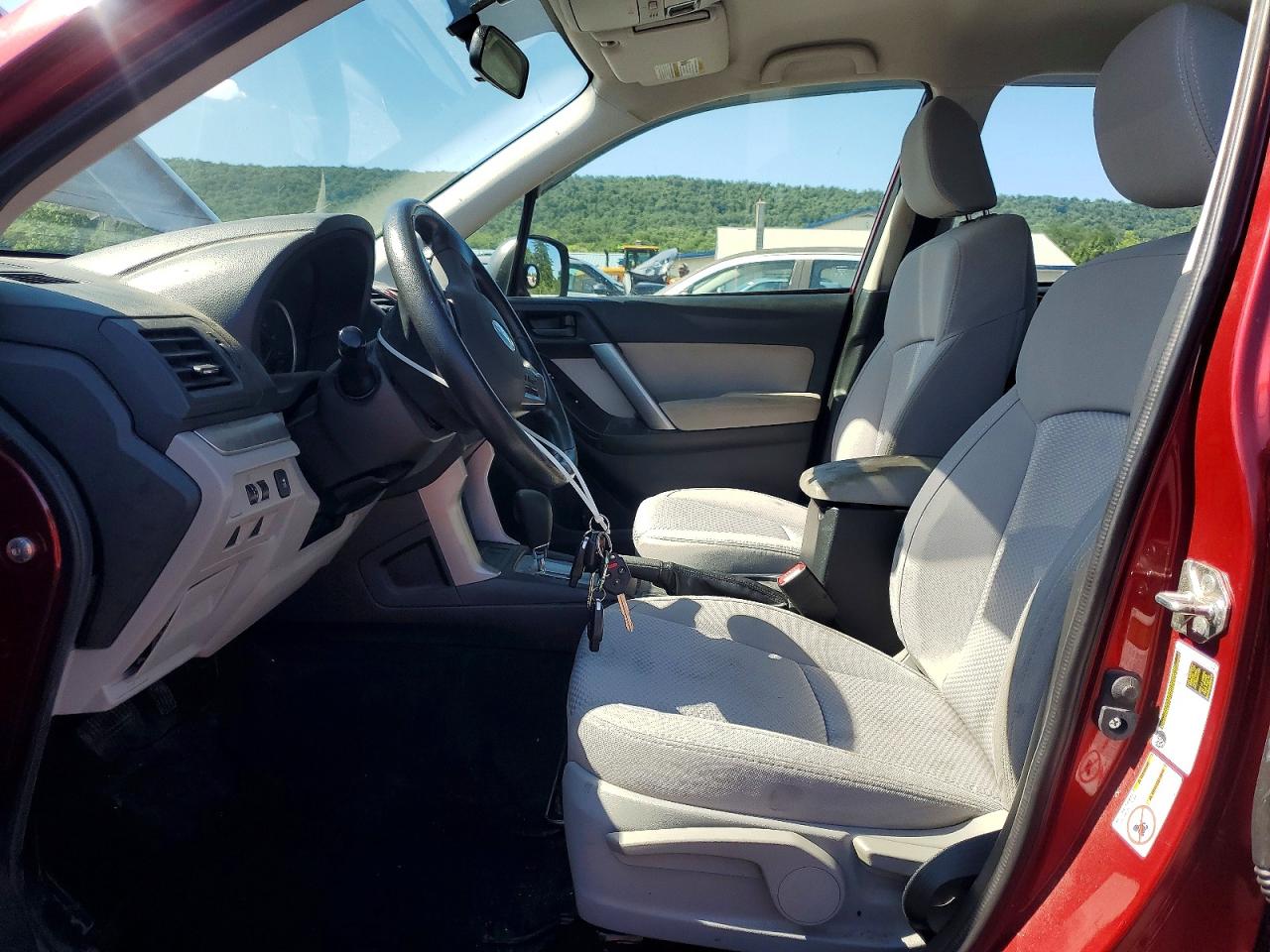 2014 Subaru Forester 2.5i Maroon vin: JF2SJAAC9EH462376