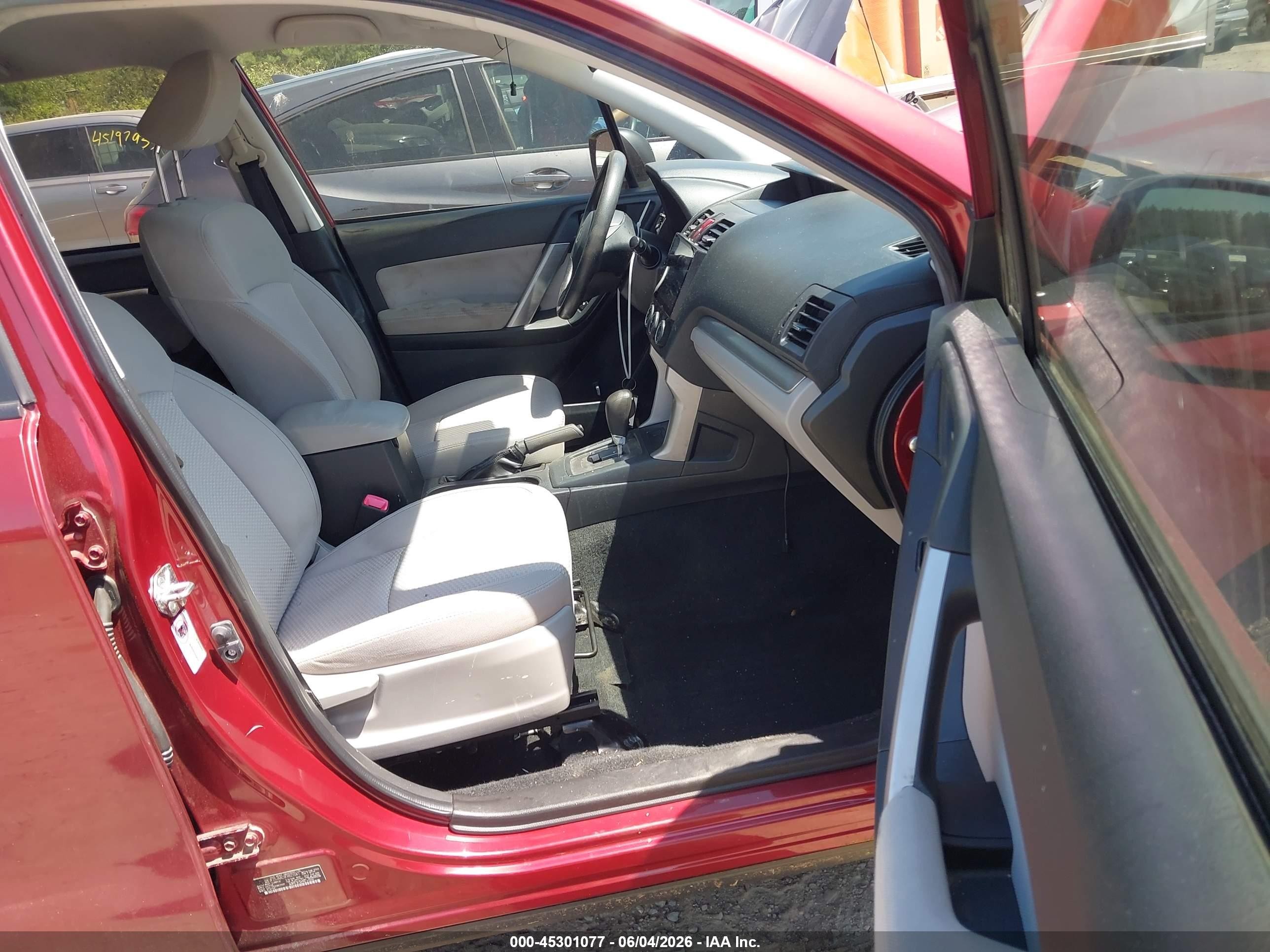 2015 Subaru Forester 2.5i Red vin: JF2SJAAC9FH821047