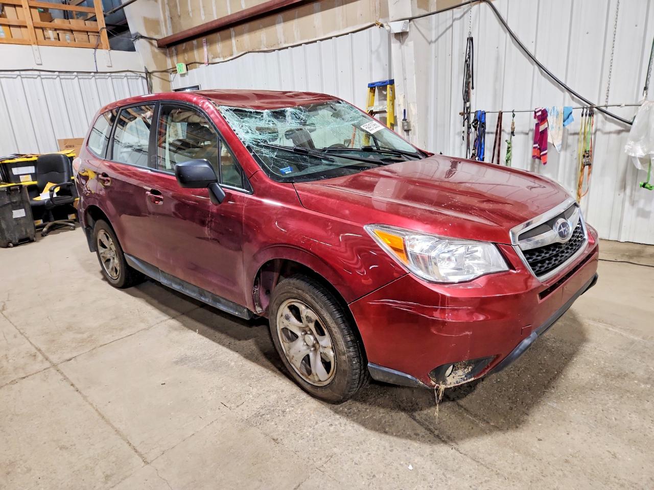 2016 Subaru Forester 2.5i Красный vin: JF2SJAAC9GG412702