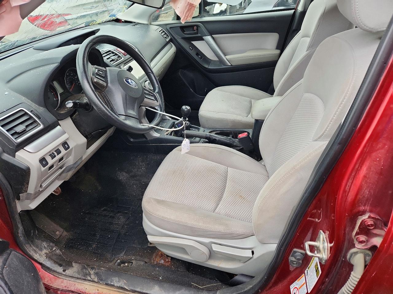 2016 Subaru Forester 2.5i Красный vin: JF2SJAAC9GG412702