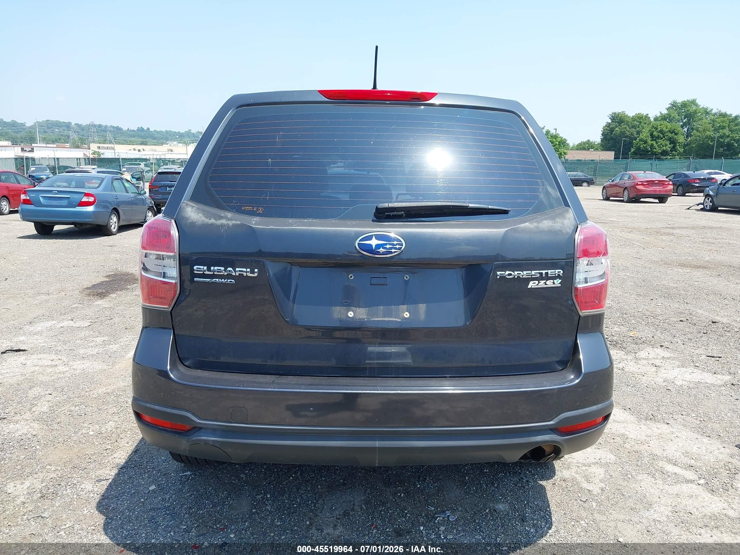 2014 Subaru Forester 2.5i Серый vin: JF2SJAACOEH443019