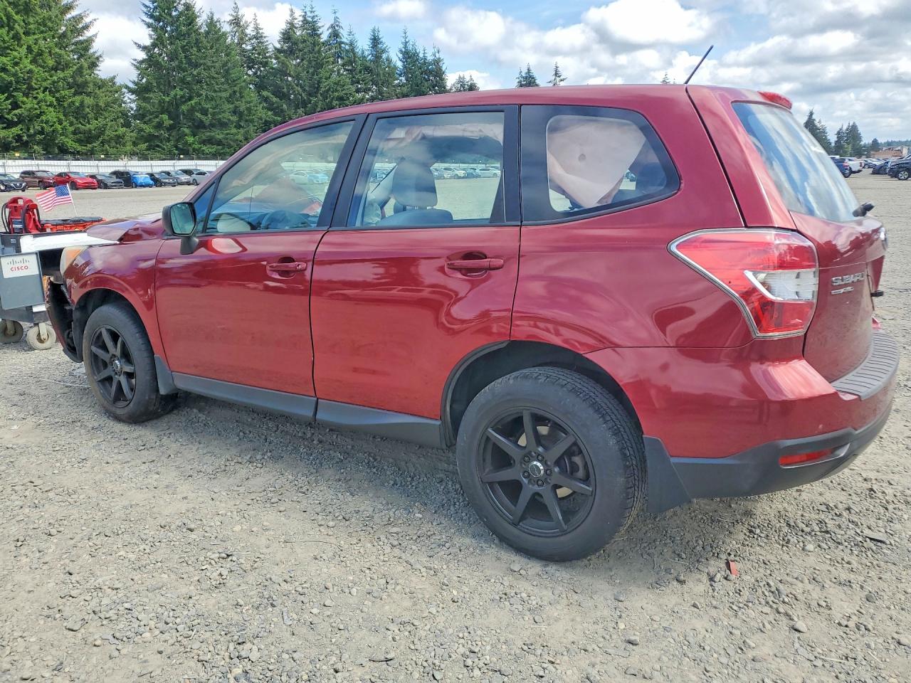 2014 Subaru Forester 2.5i Красный vin: JF2SJAACXEH424669