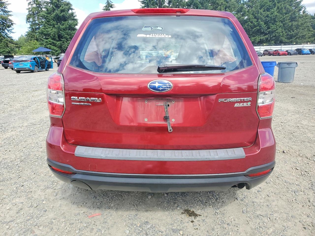 2014 Subaru Forester 2.5i Красный vin: JF2SJAACXEH424669