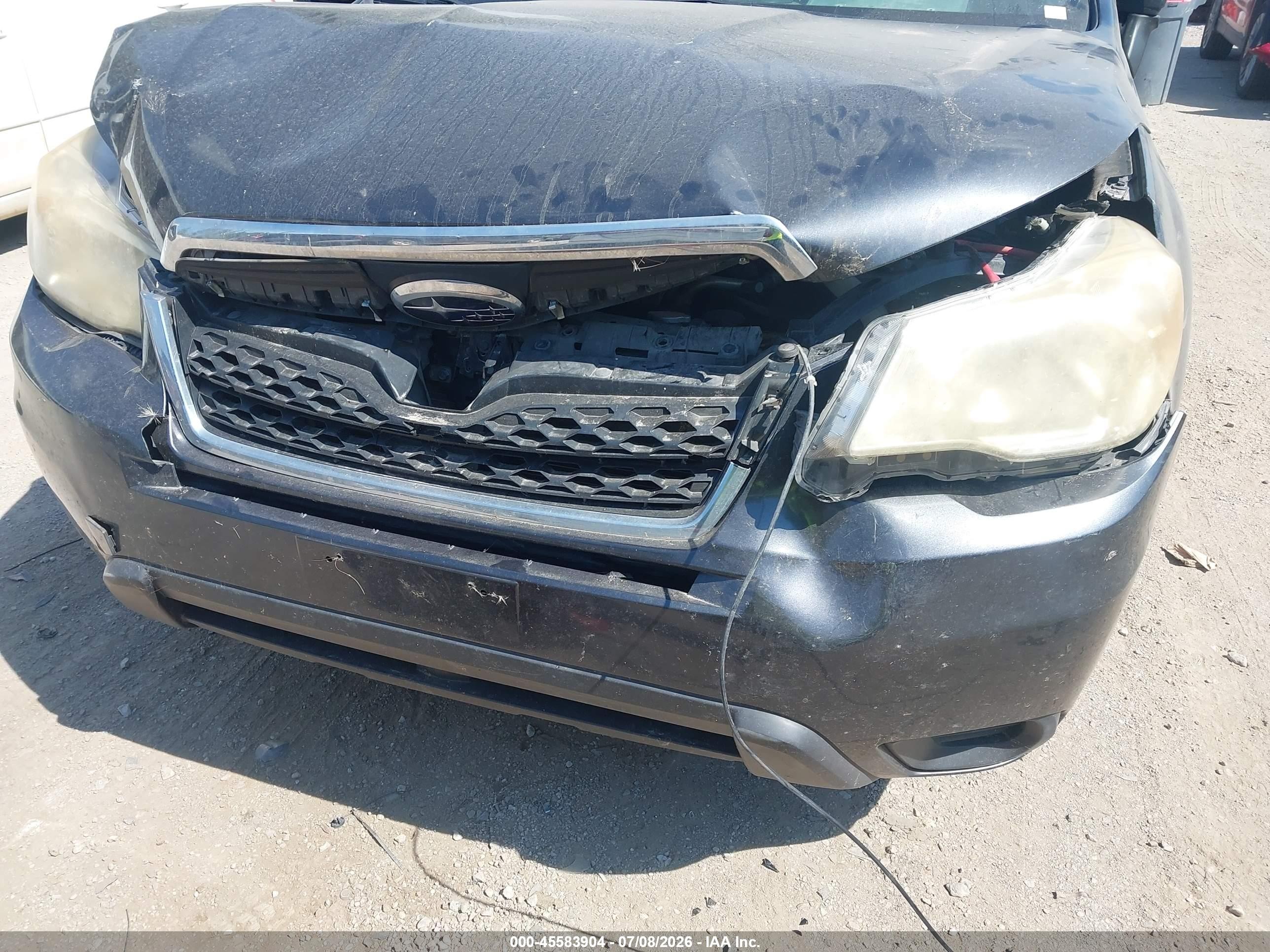 2014 Subaru Forester 2.5i Black vin: JF2SJAACXEH443545