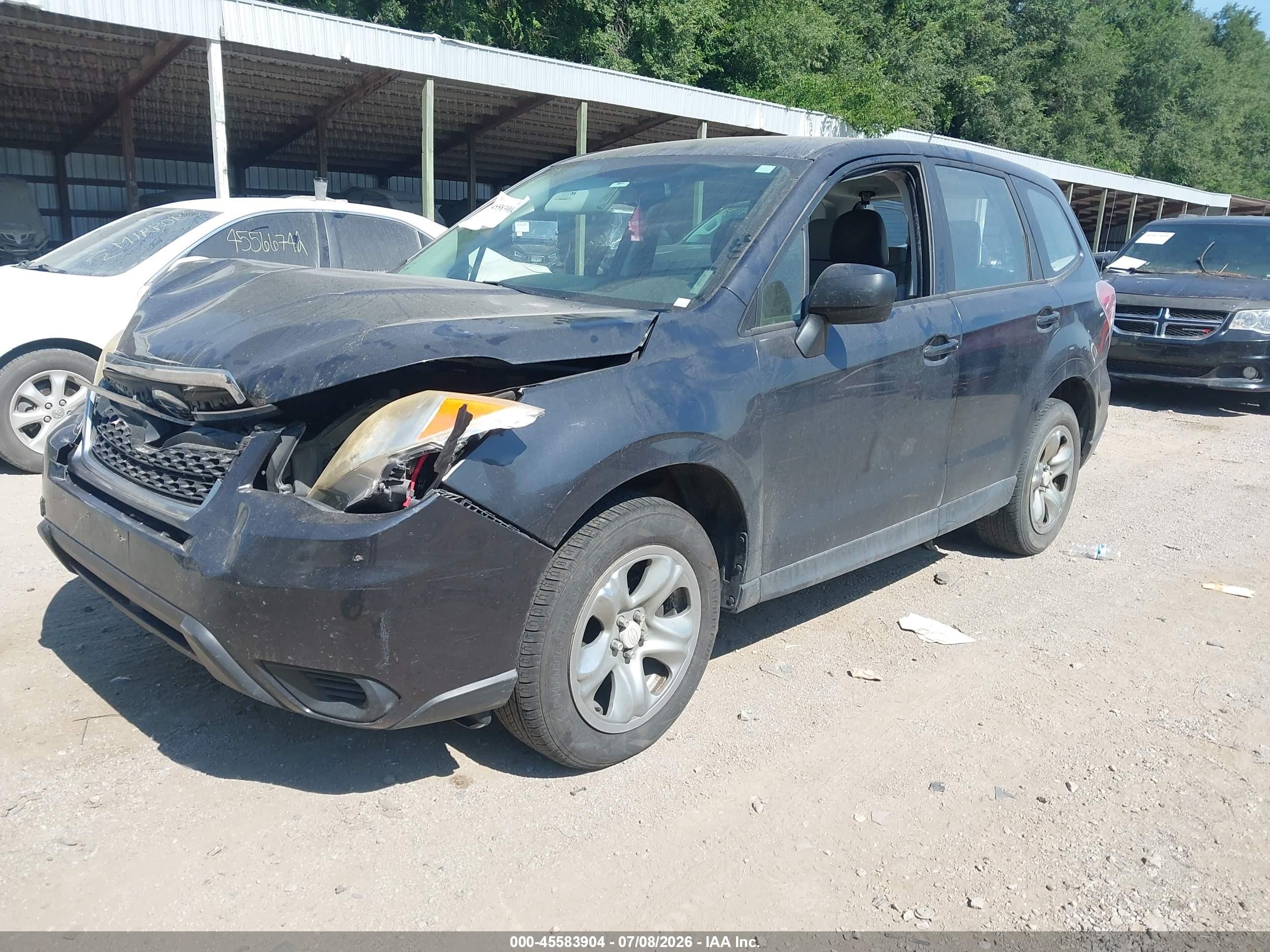 2014 Subaru Forester 2.5i Black vin: JF2SJAACXEH443545
