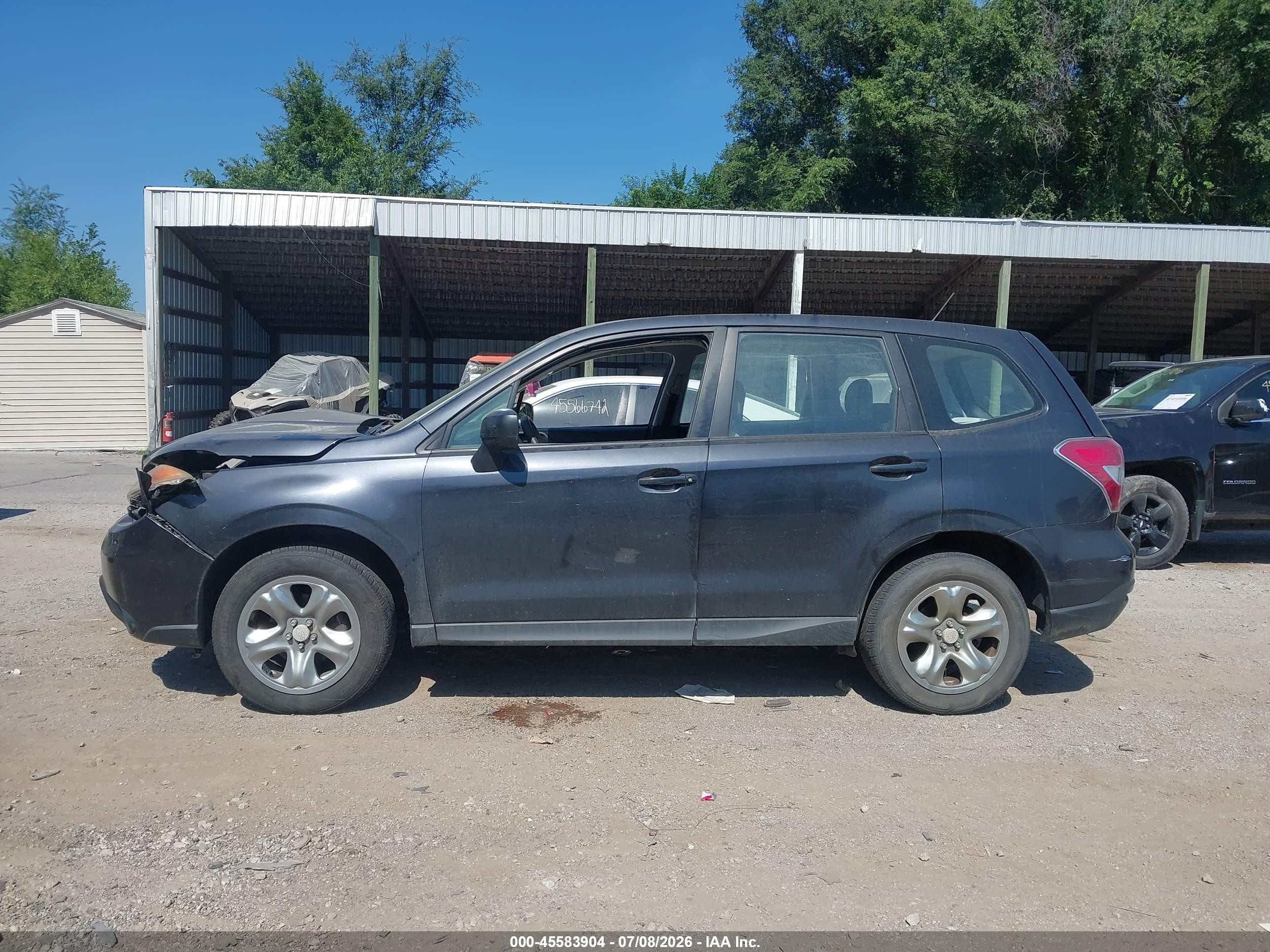 2014 Subaru Forester 2.5i Black vin: JF2SJAACXEH443545
