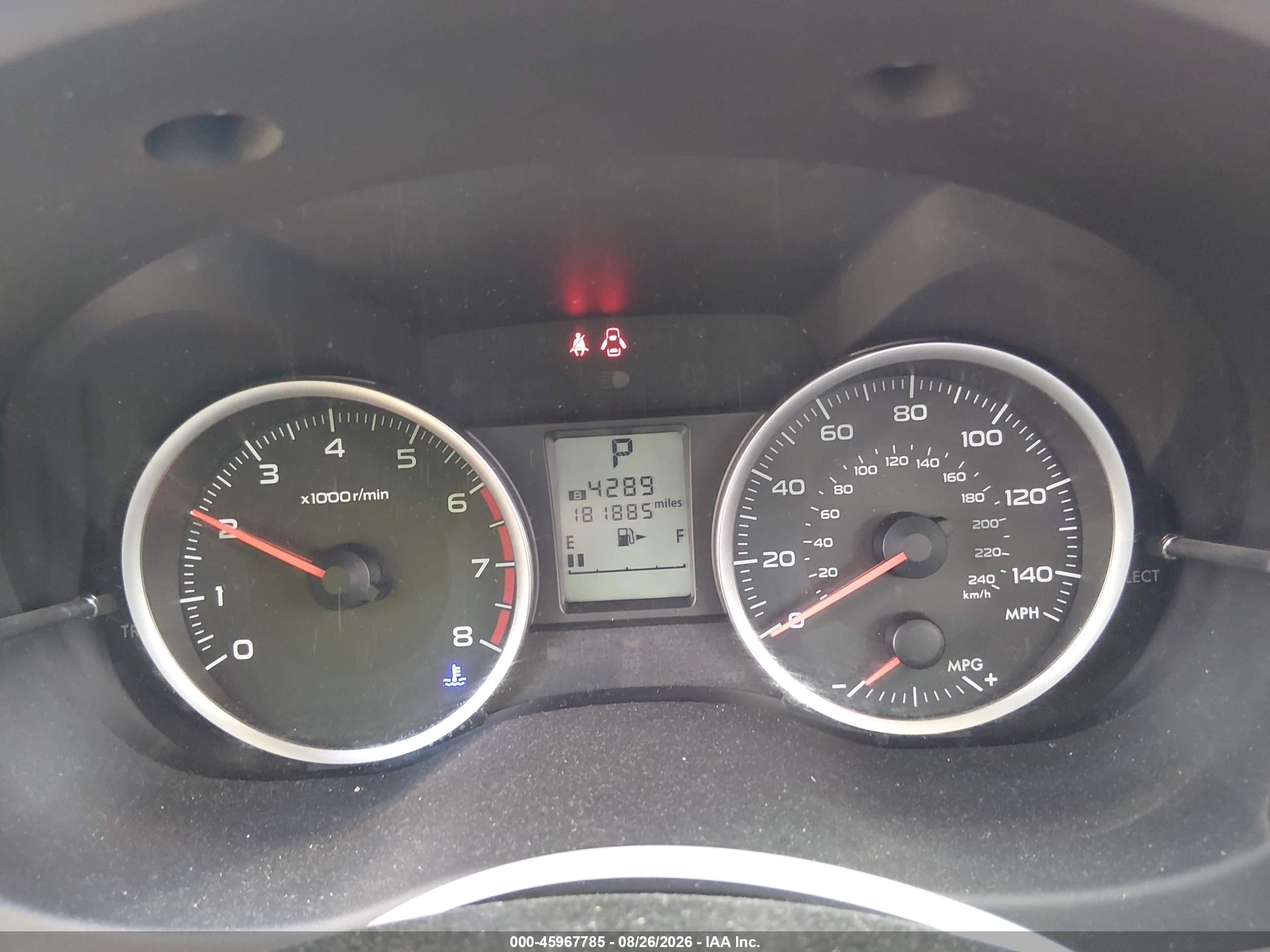 2014 Subaru Forester 2.5i Red vin: JF2SJAACXEH450494