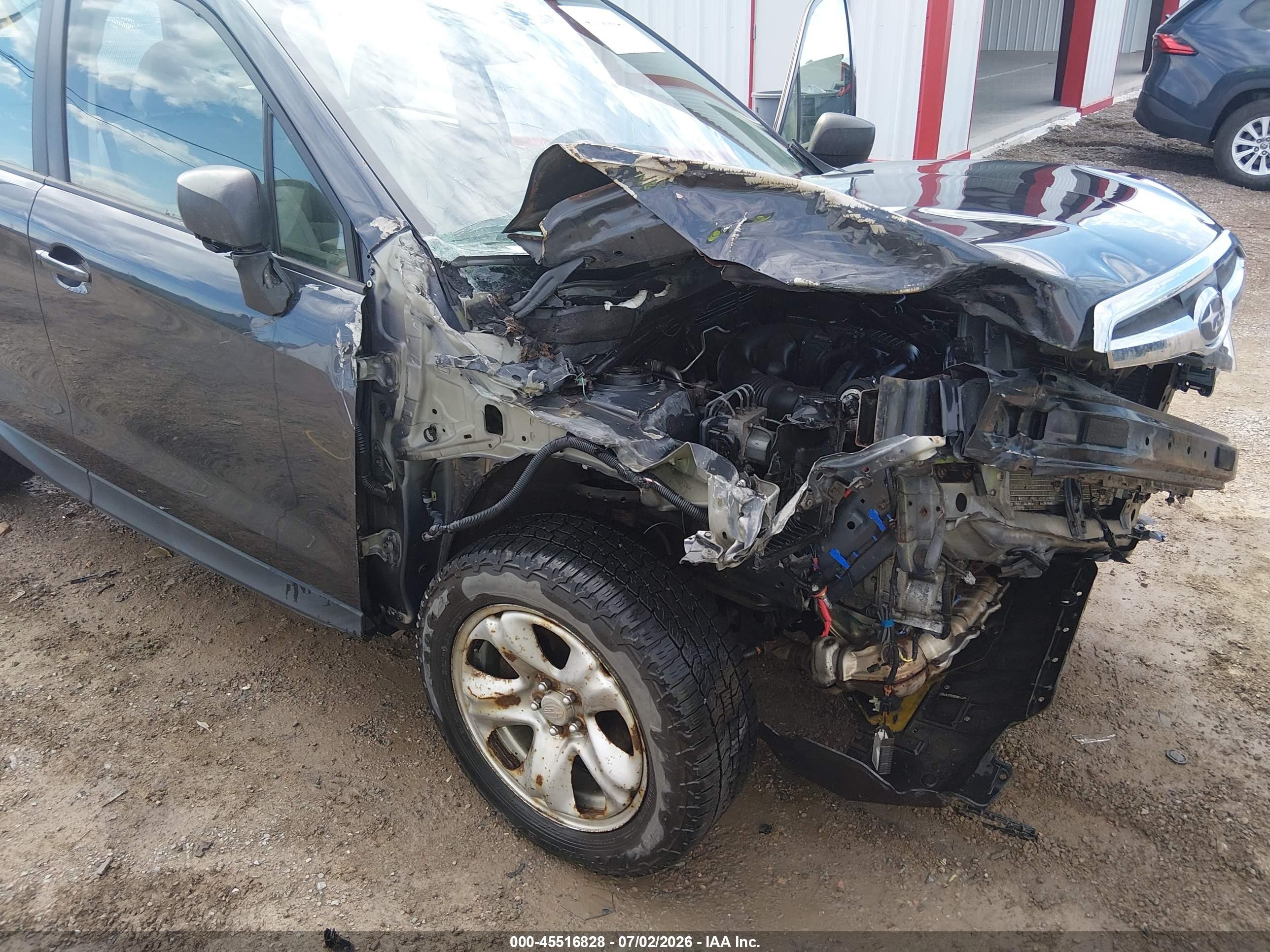 2014 Subaru Forester 2.5i Blue vin: JF2SJAACXEH479056