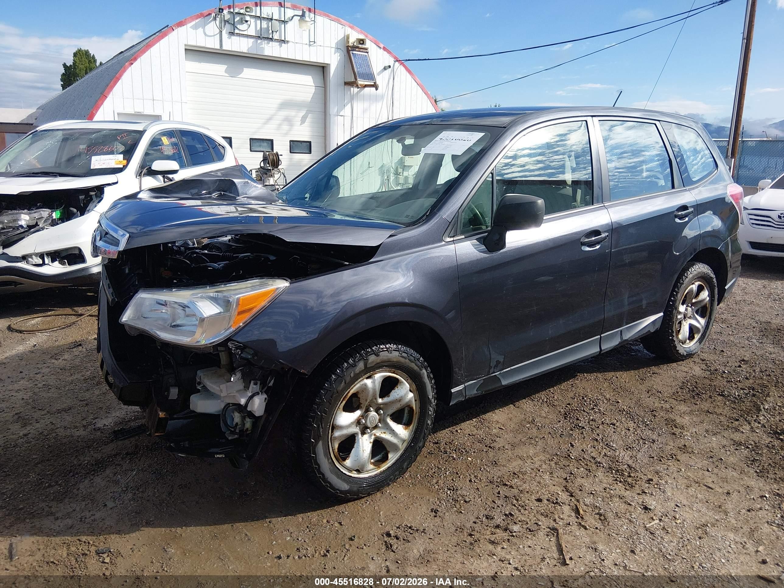 2014 Subaru Forester 2.5i Blue vin: JF2SJAACXEH479056