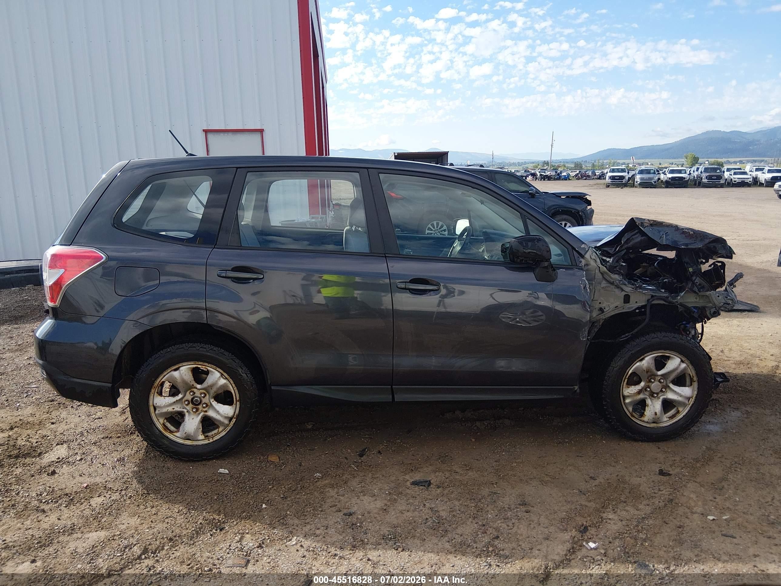 2014 Subaru Forester 2.5i Blue vin: JF2SJAACXEH479056