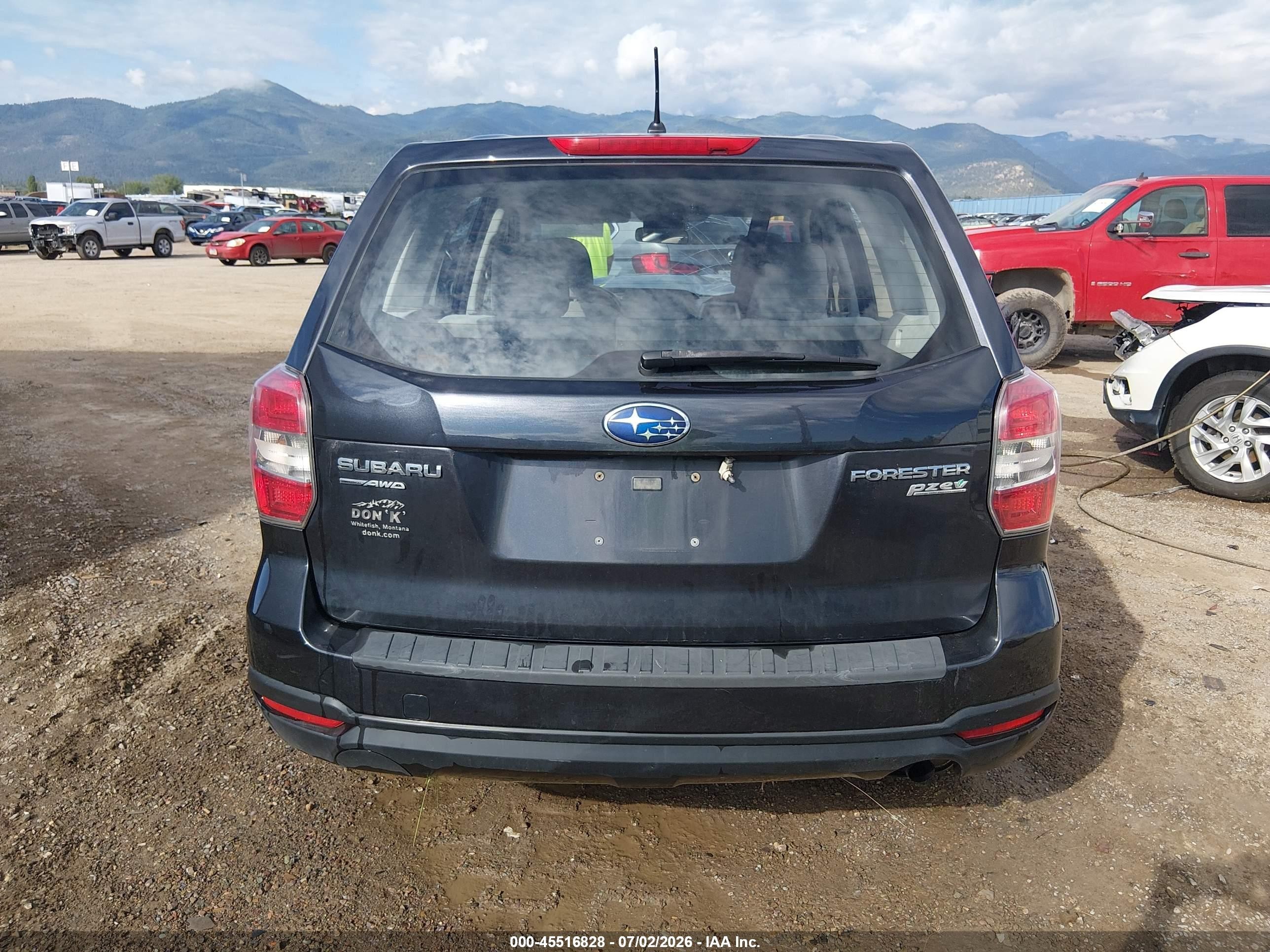 2014 Subaru Forester 2.5i Blue vin: JF2SJAACXEH479056