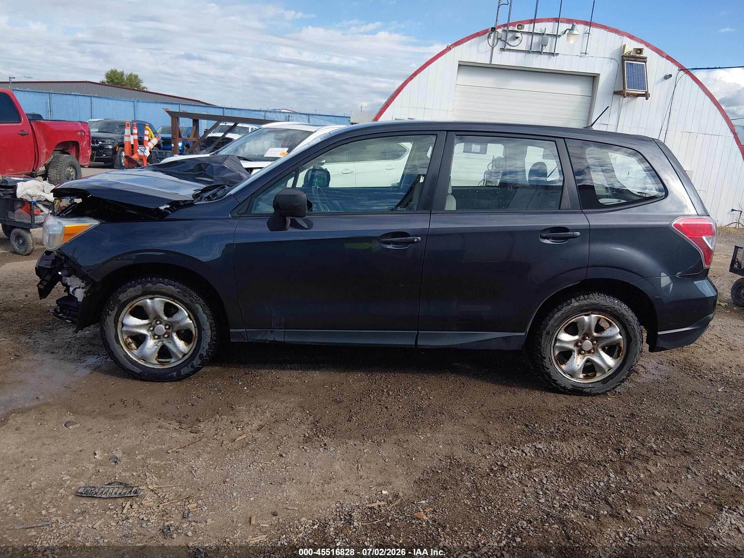 2014 Subaru Forester 2.5i Blue vin: JF2SJAACXEH479056