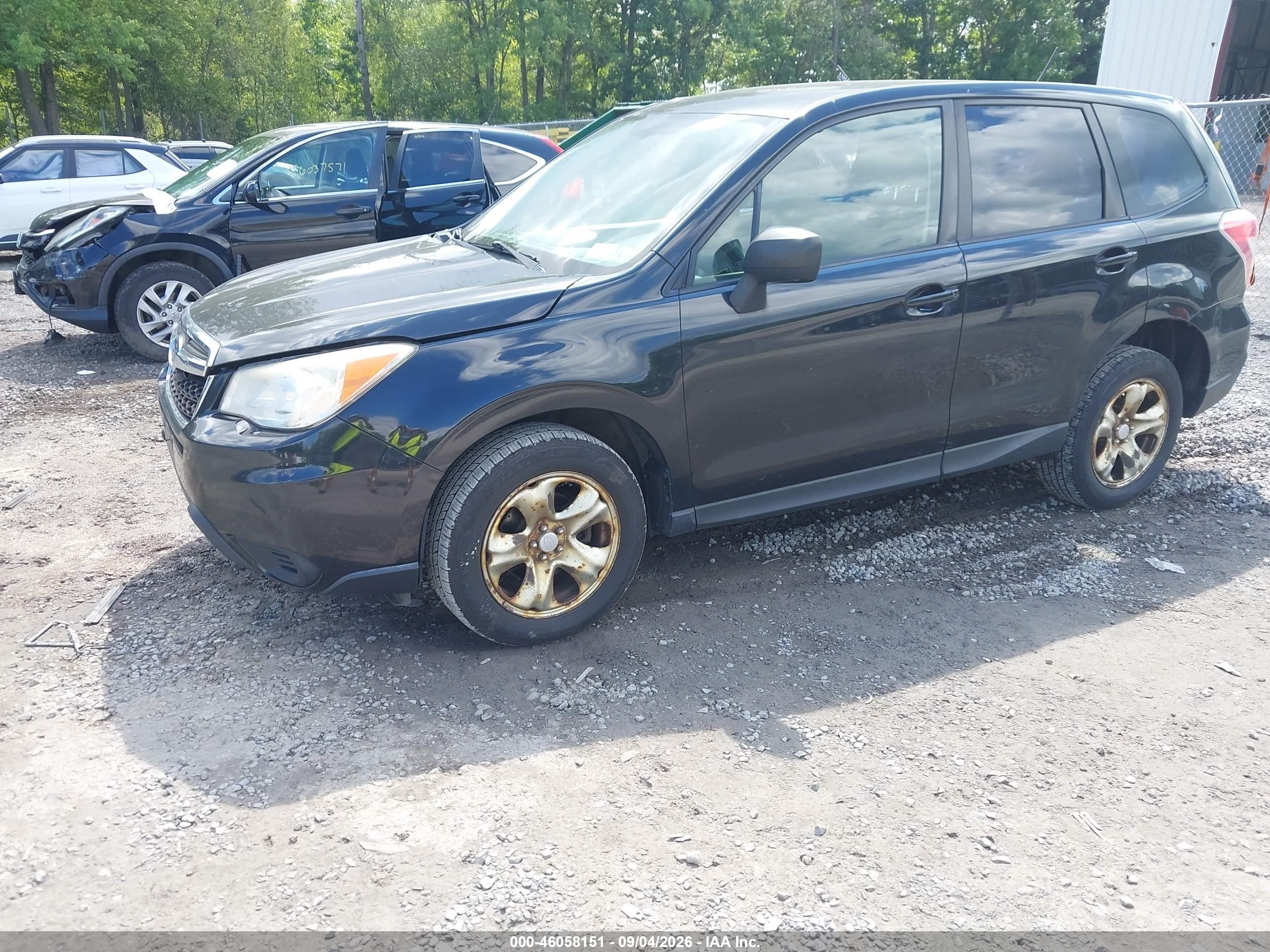 2014 Subaru Forester 2.5i Черный vin: JF2SJAACXEH503257