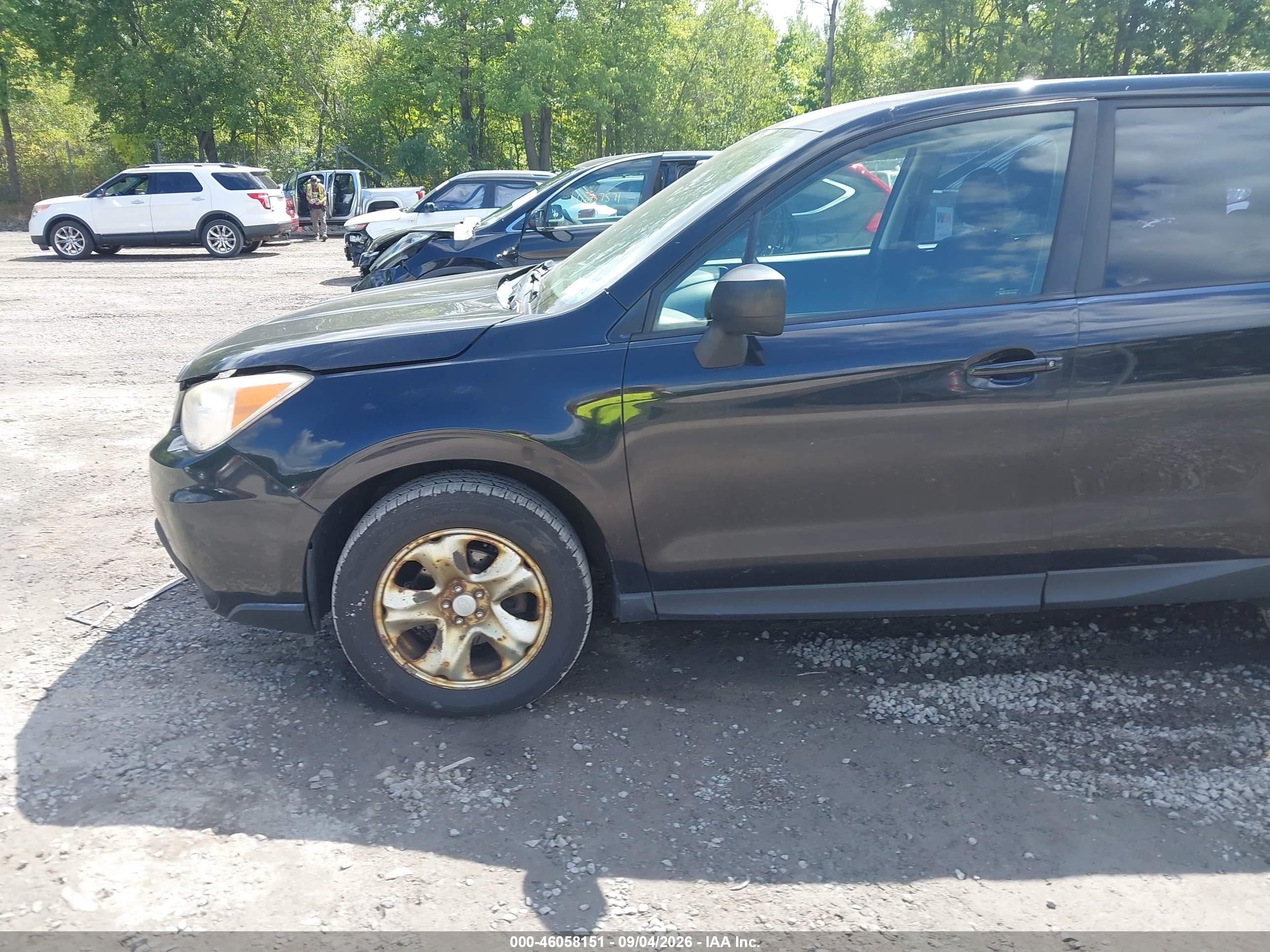 2014 Subaru Forester 2.5i Черный vin: JF2SJAACXEH503257