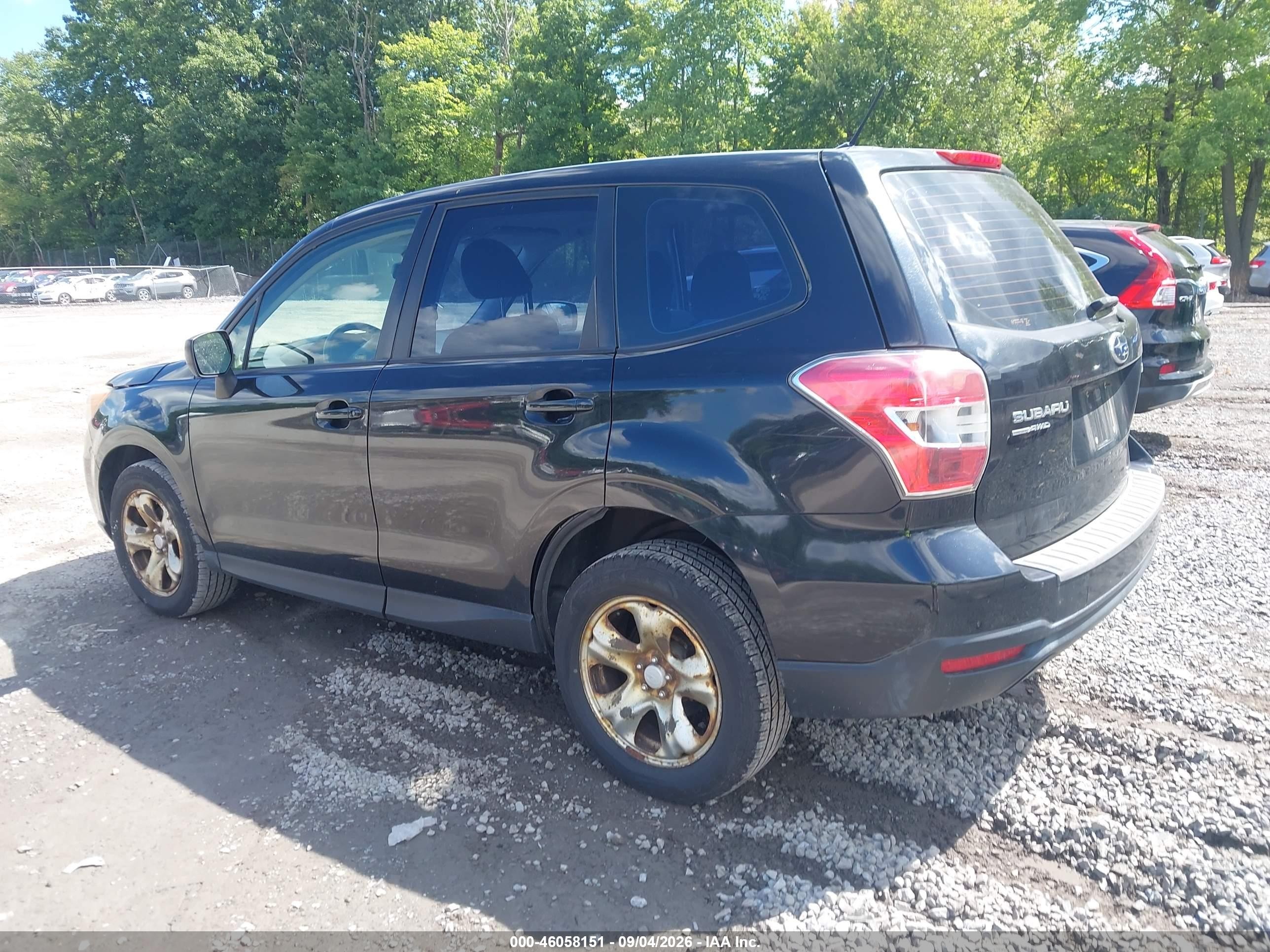 2014 Subaru Forester 2.5i Черный vin: JF2SJAACXEH503257