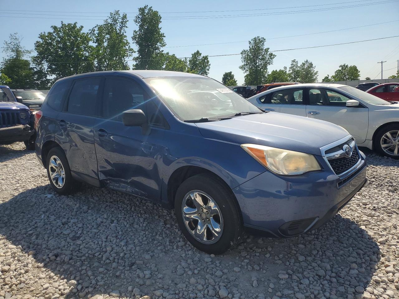 2014 Subaru Forester 2.5i Синий vin: JF2SJAACXEH504845