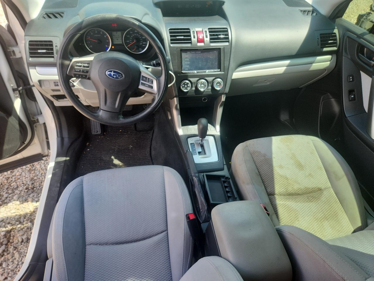 2014 Subaru Forester 2.5i White vin: JF2SJAACXEH507115