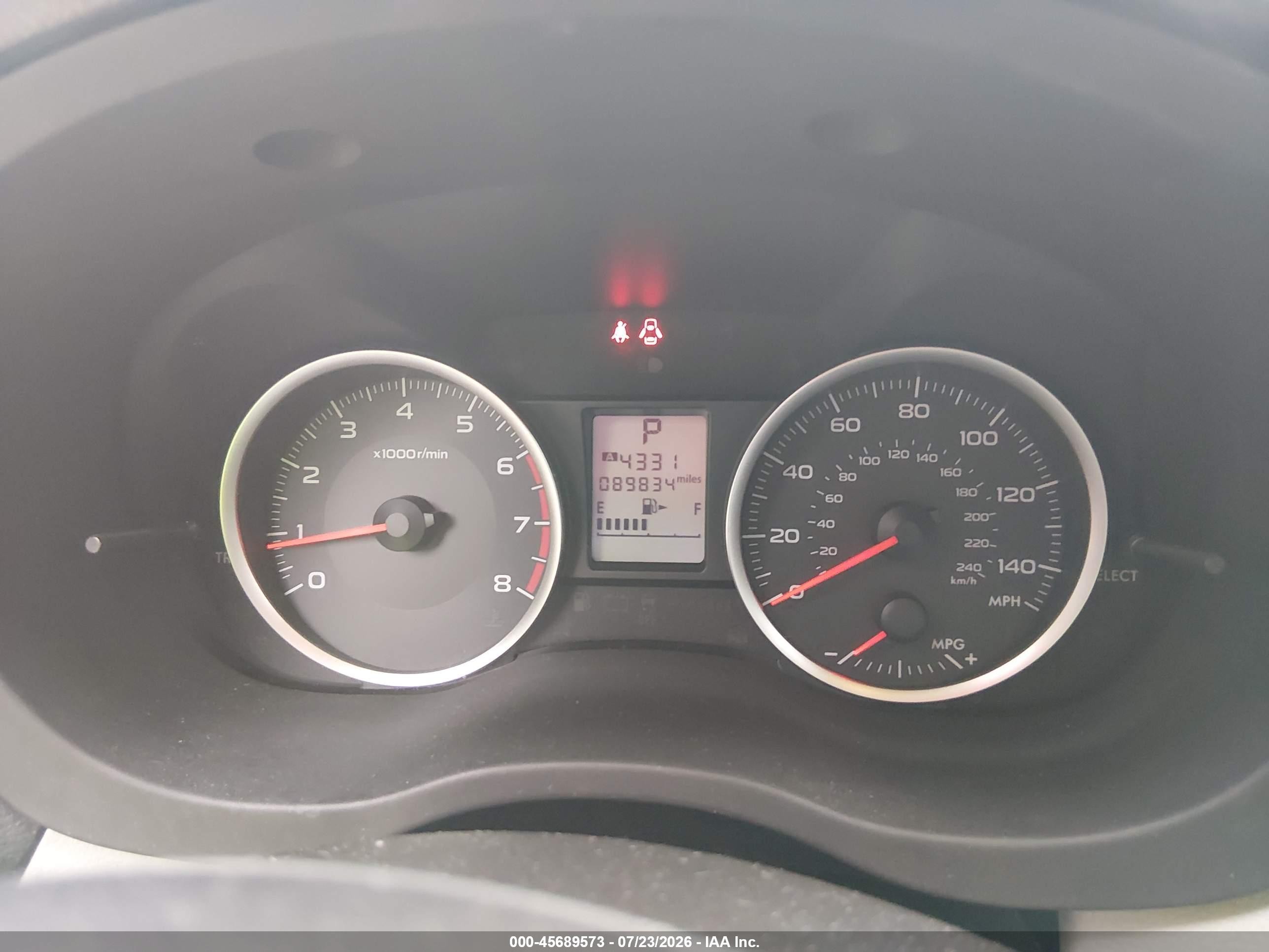2014 Subaru Forester 2.5i Blue vin: JF2SJAACXEH536677