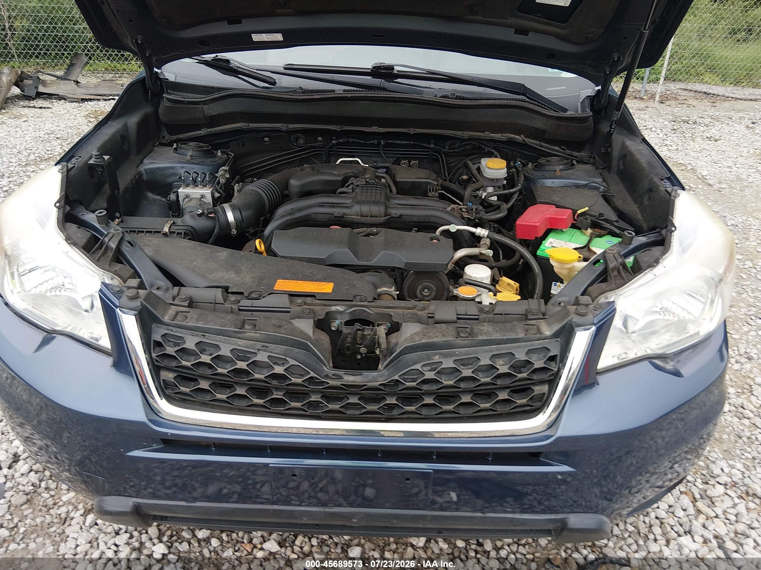 2014 Subaru Forester 2.5i Blue vin: JF2SJAACXEH536677