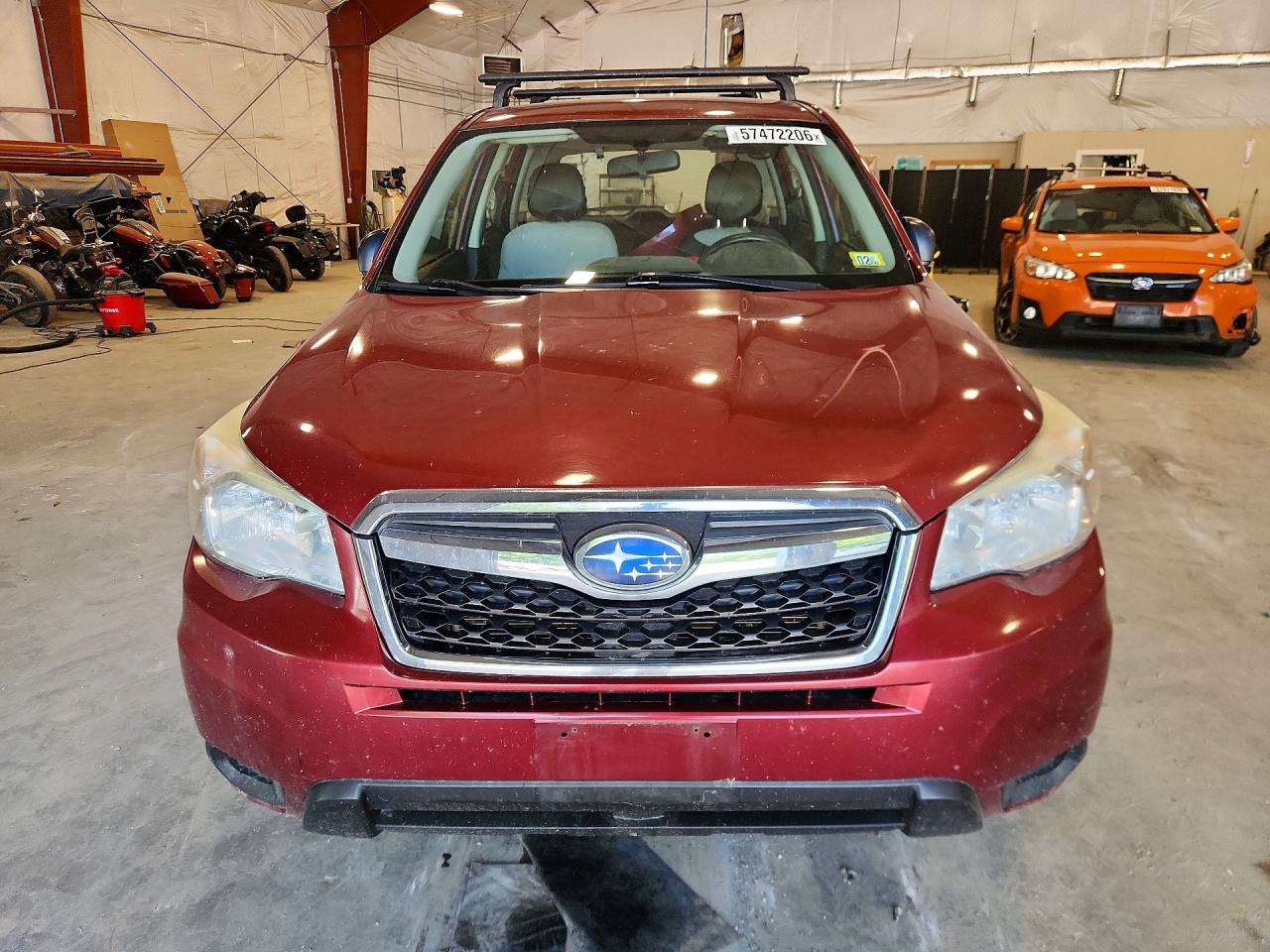 2015 Subaru Forester 2.5i Red vin: JF2SJAACXFG555267