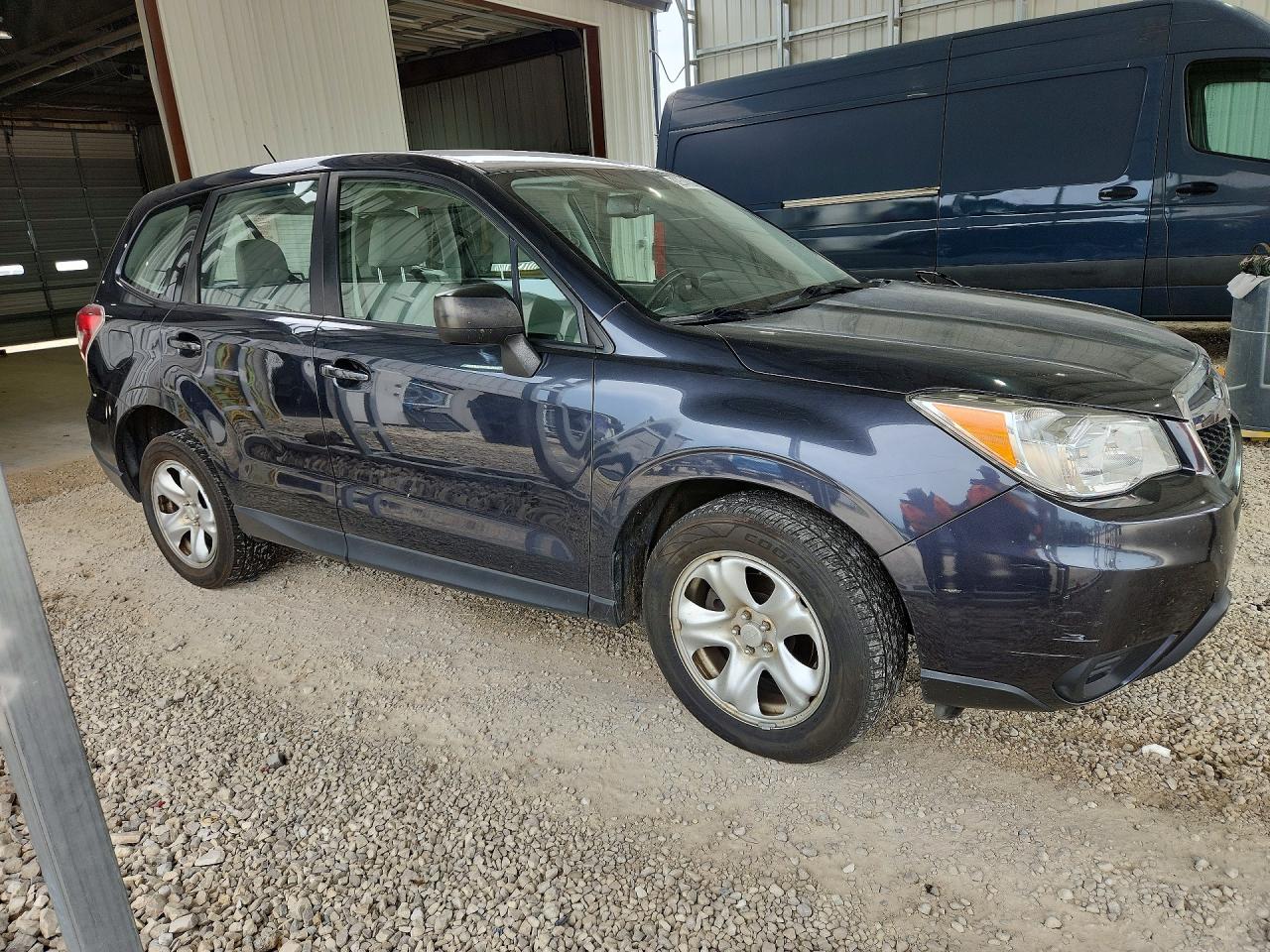 2015 Subaru Forester 2.5i Blue vin: JF2SJAACXFH834602
