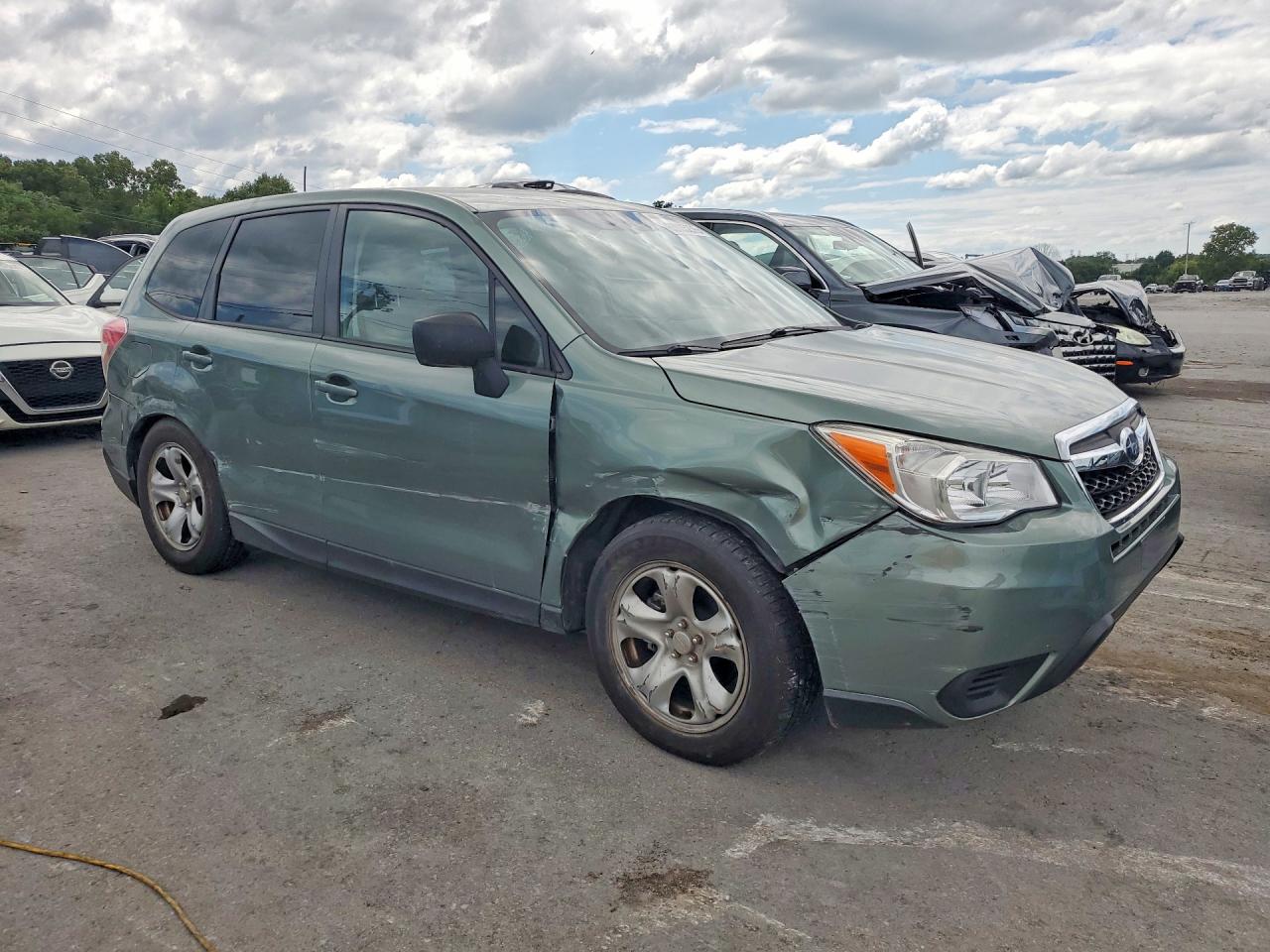 2015 Subaru Forester 2.5i Green vin: JF2SJAACXFH835068
