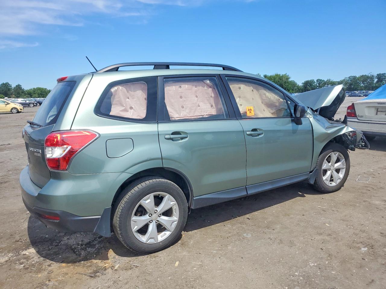 2015 Subaru Forester 2.5i Silver vin: JF2SJABC0FH427998