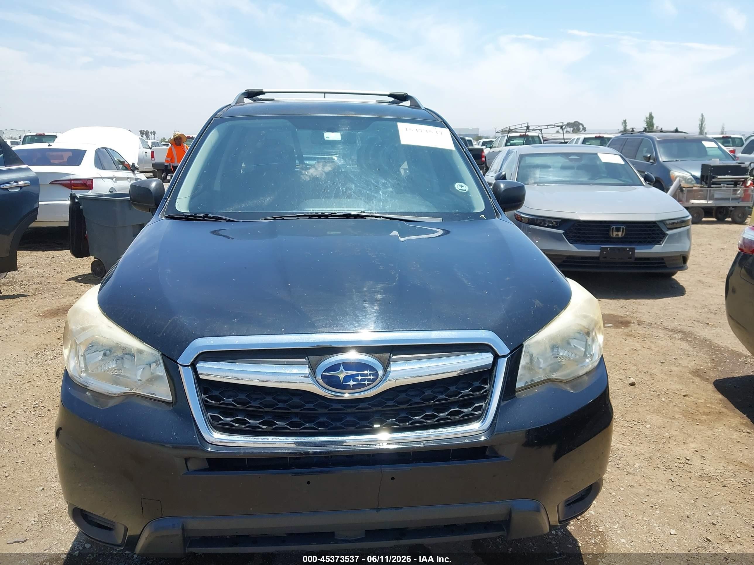 2015 Subaru Forester 2.5i Gray vin: JF2SJABC0FH429217