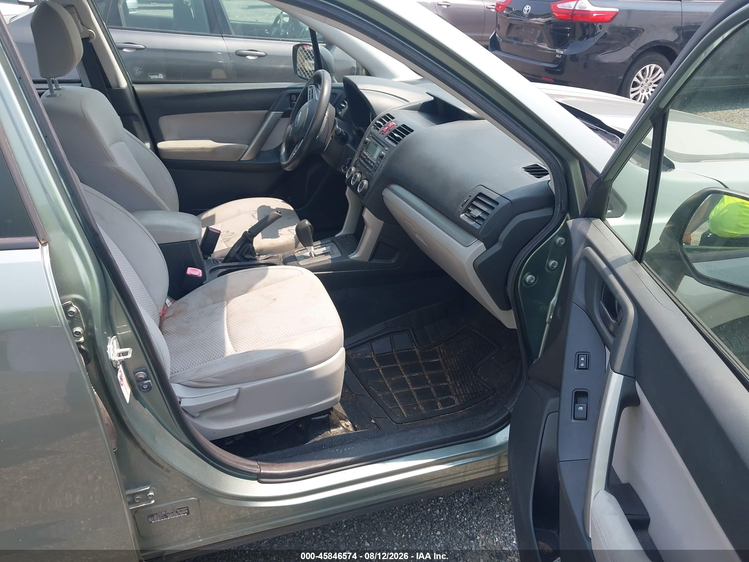 2015 Subaru Forester 2.5i Green vin: JF2SJABC0FH467014