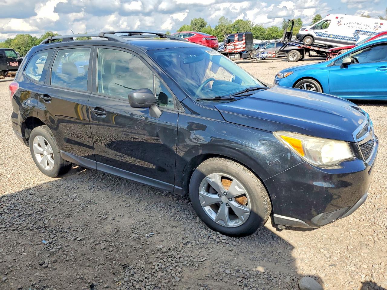 2015 Subaru Forester 2.5i Black vin: JF2SJABC0FH476926