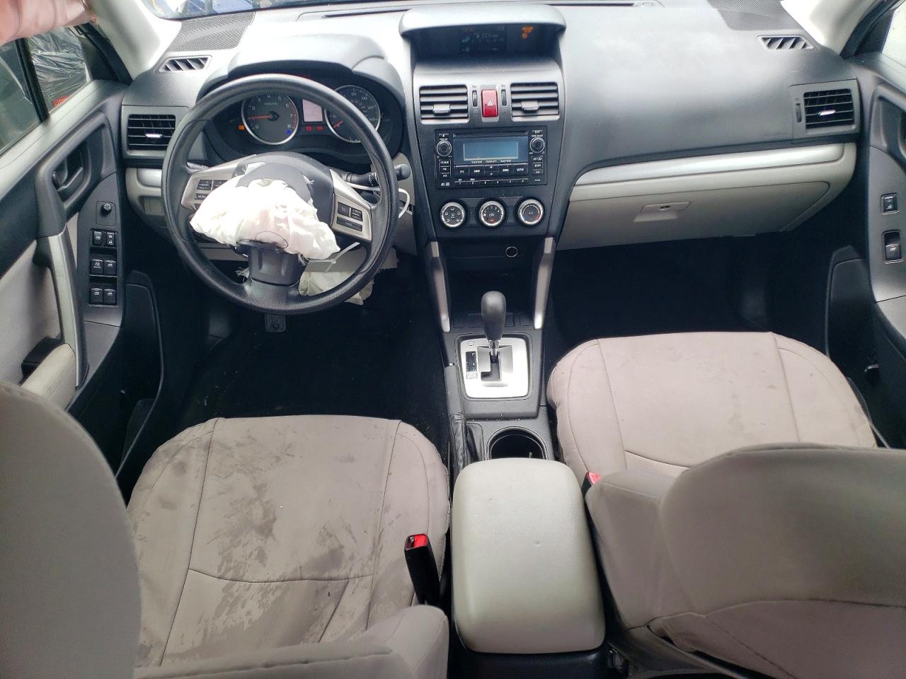 2015 Subaru Forester 2.5i White vin: JF2SJABC0FH496528