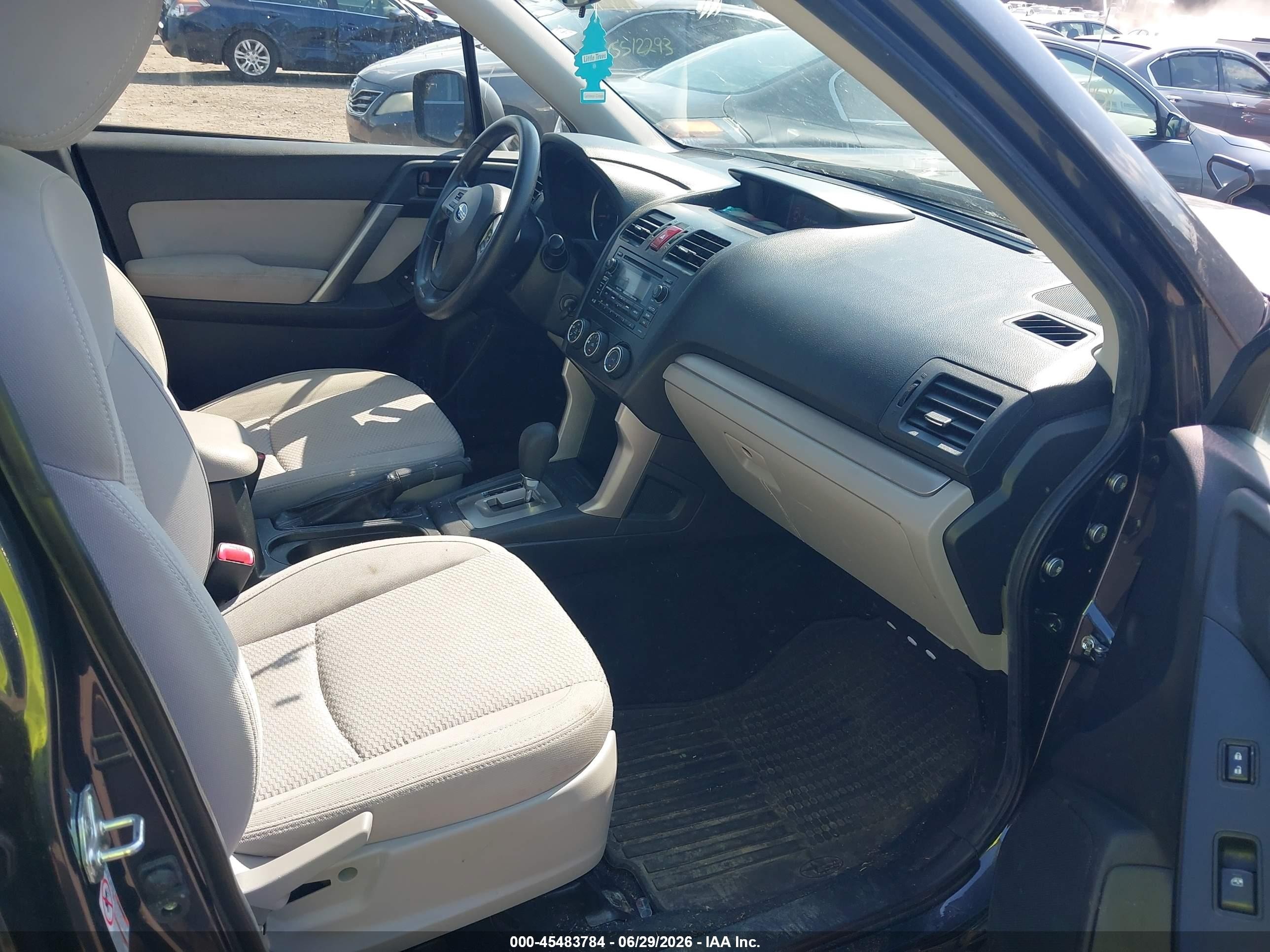 2015 Subaru Forester 2.5i Black vin: JF2SJABC0FH528829