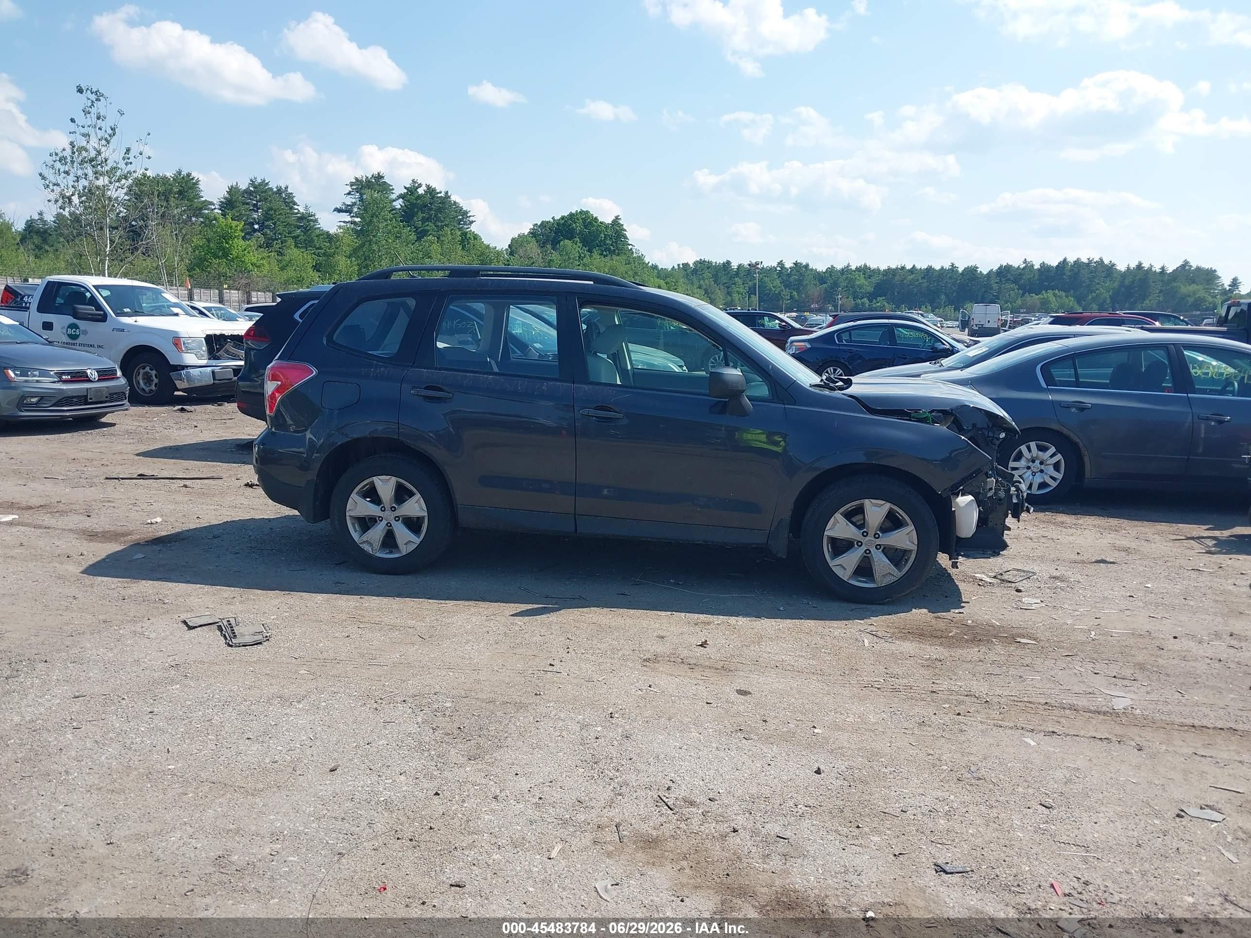 2015 Subaru Forester 2.5i Black vin: JF2SJABC0FH528829