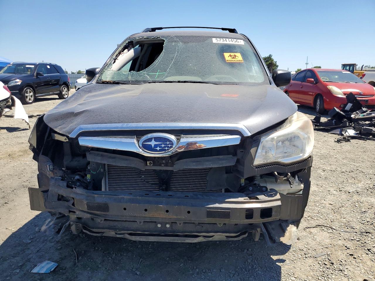 2015 Subaru Forester 2.5i Gray vin: JF2SJABC0FH555562