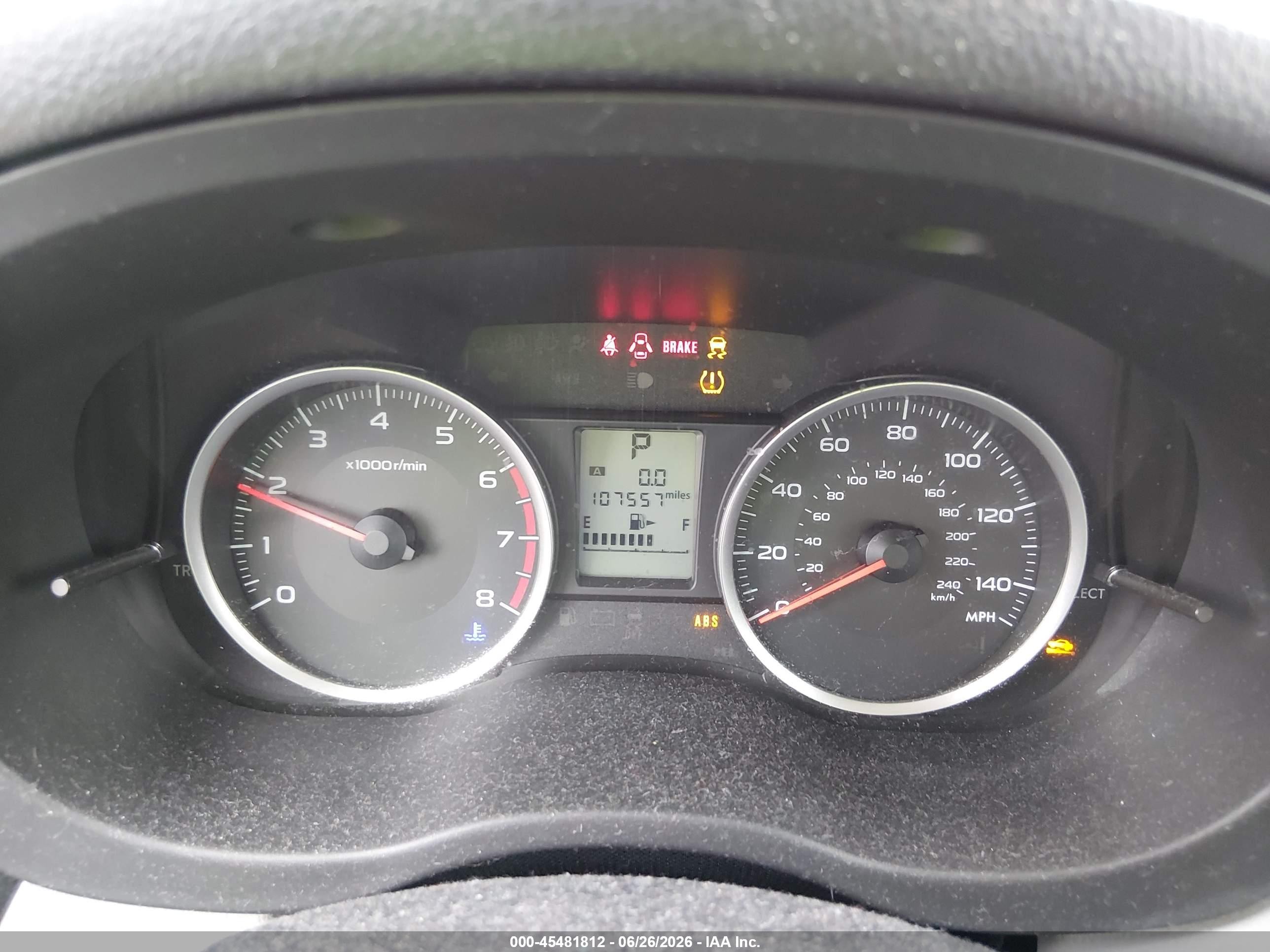 2015 Subaru Forester 2.5i Red vin: JF2SJABC0FH816771