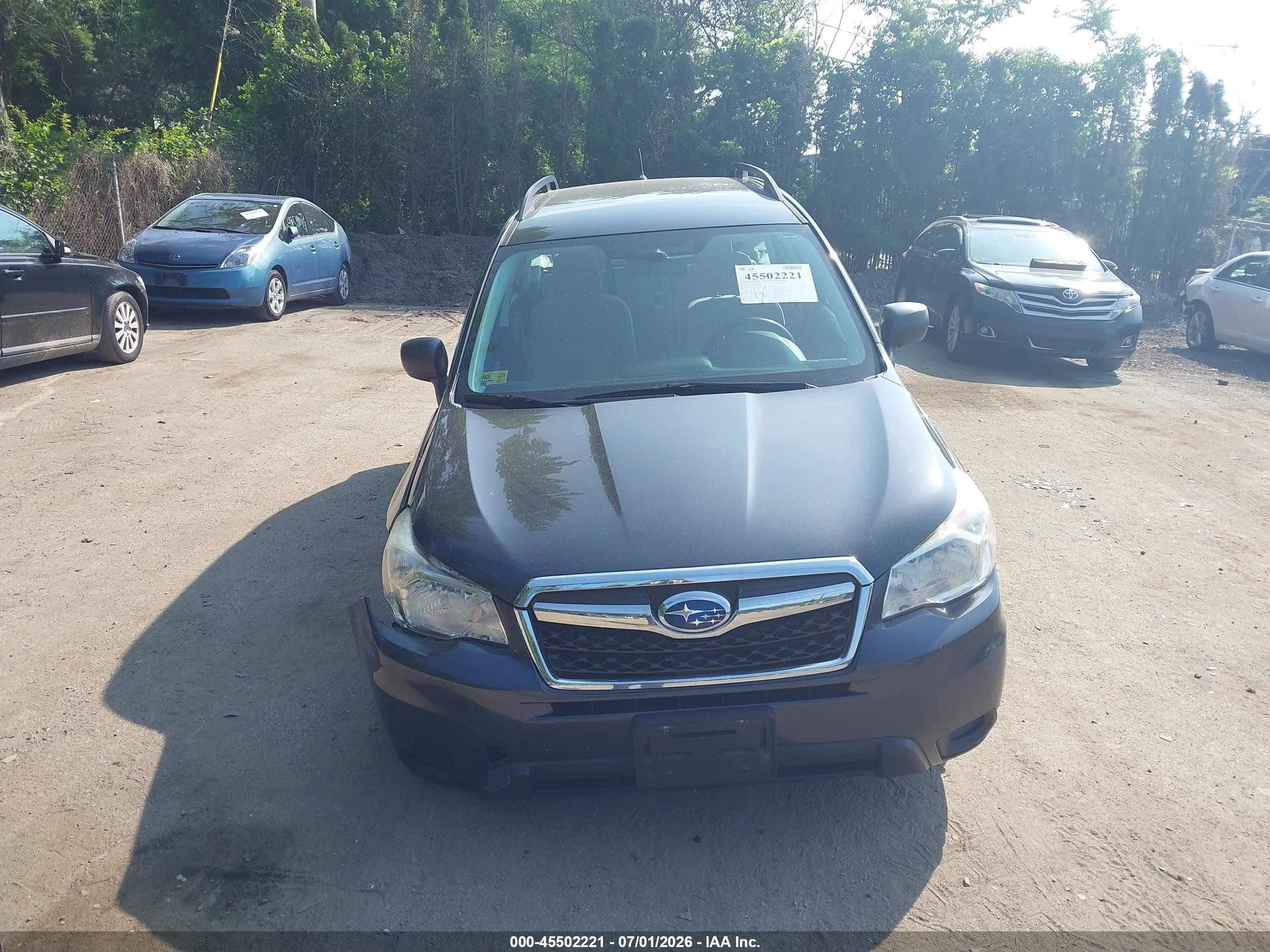 2015 Subaru Forester 2.5i Gray vin: JF2SJABC1FH437049