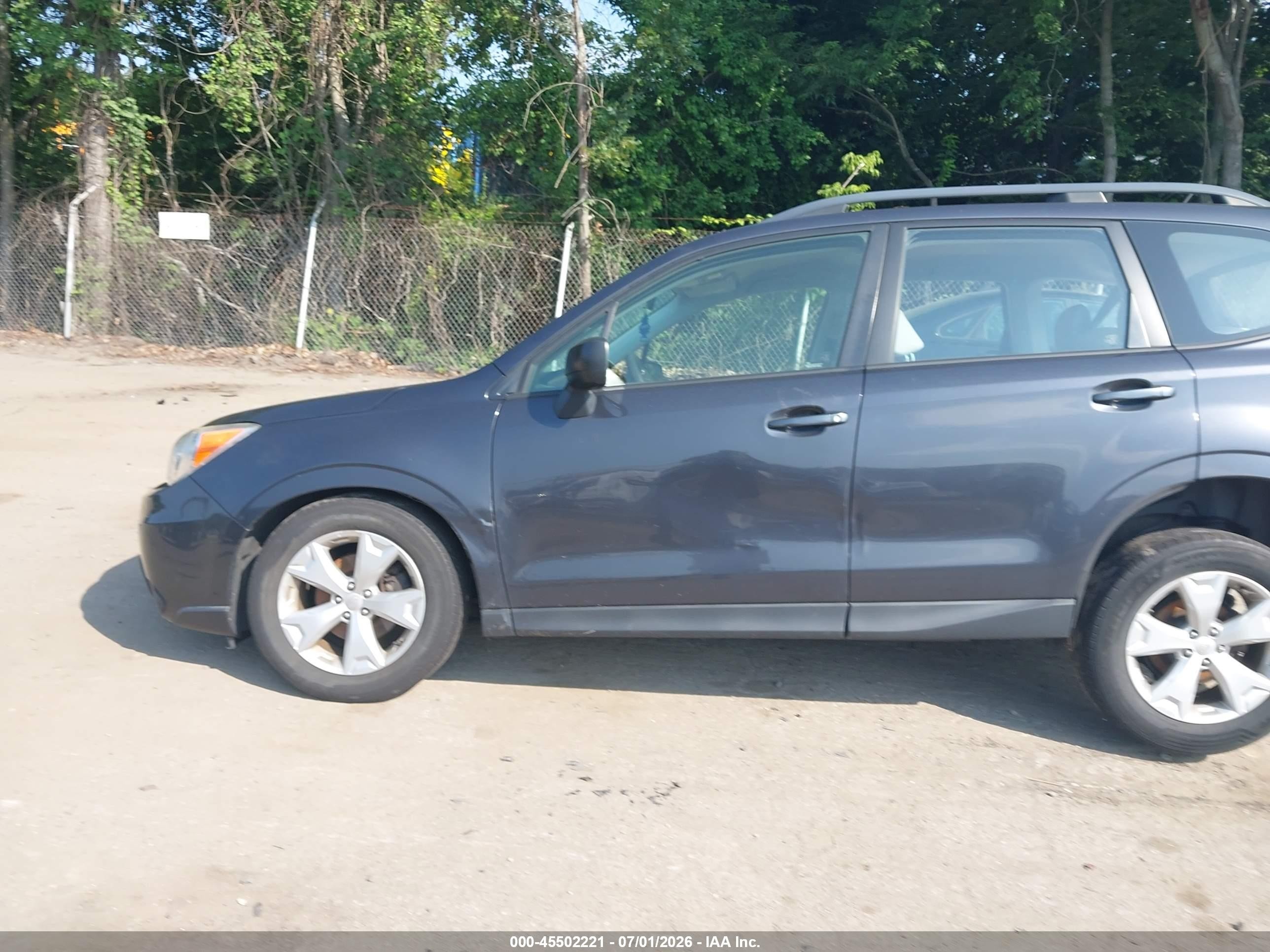 2015 Subaru Forester 2.5i Gray vin: JF2SJABC1FH437049