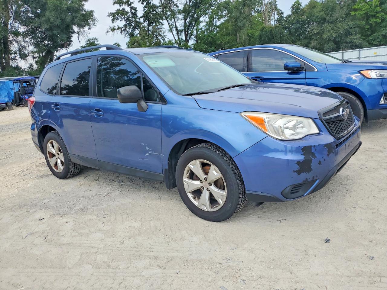 2015 Subaru Forester 2.5i Blue vin: JF2SJABC1FH440839